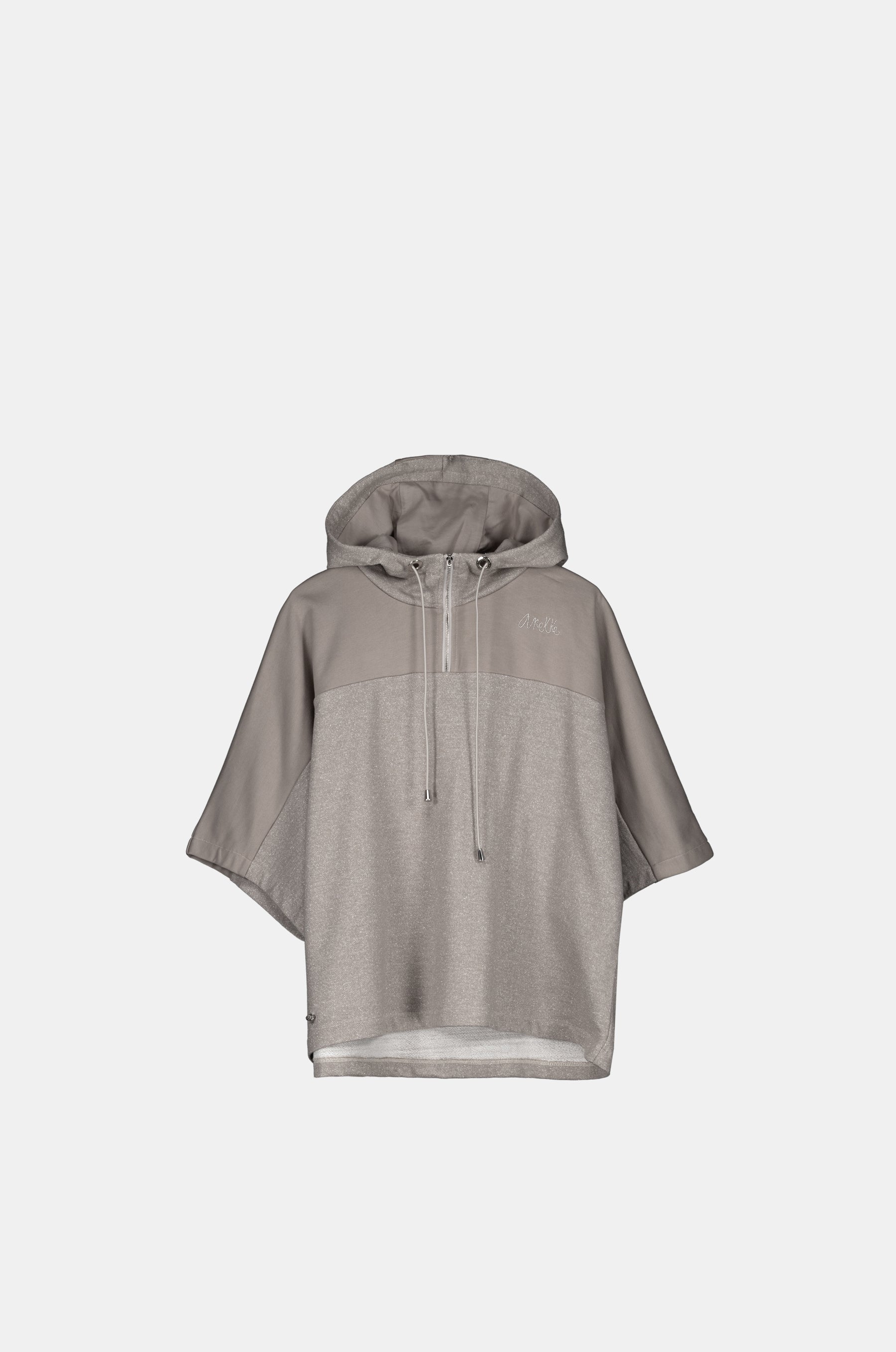 Cape-style sweatshirt