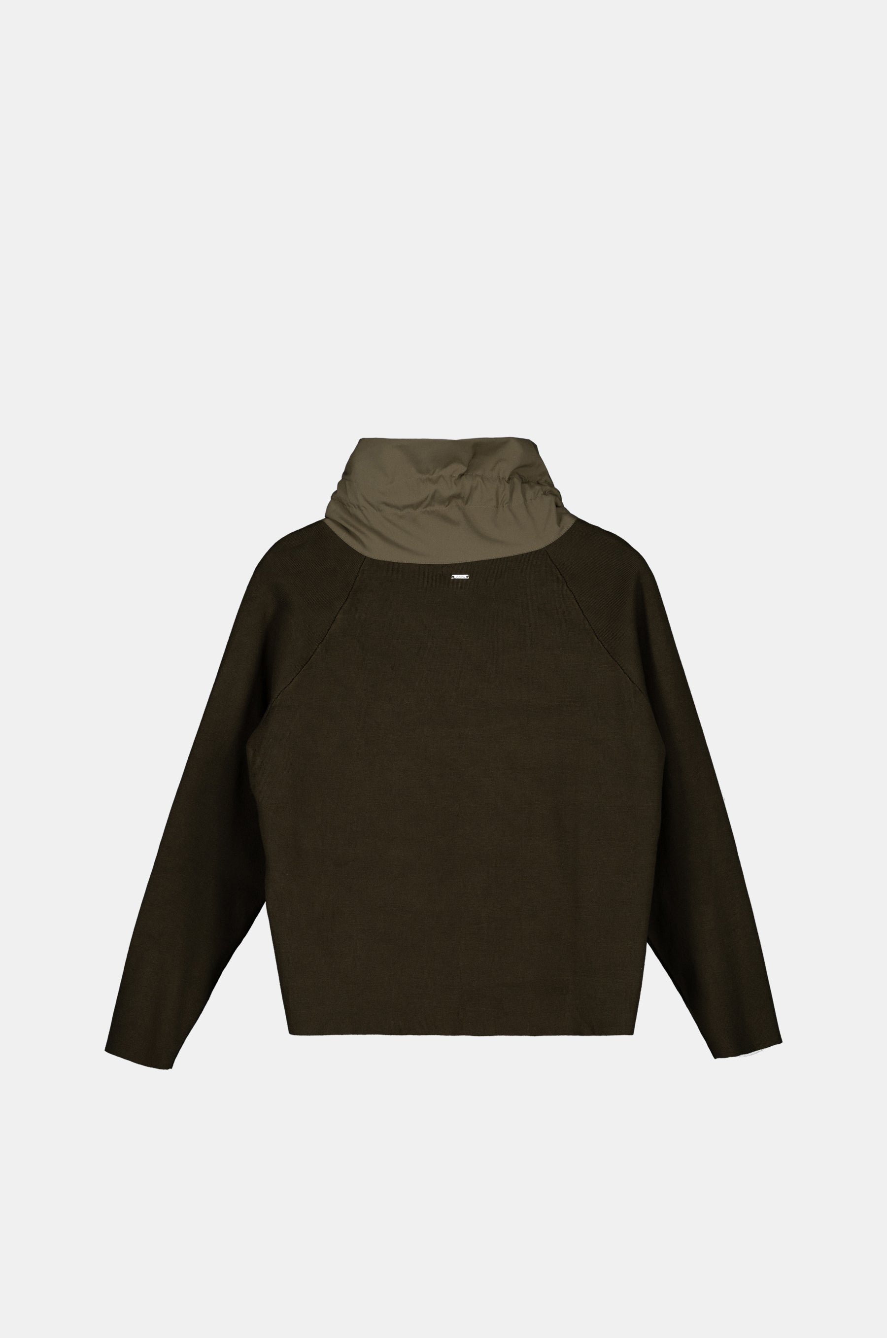 Green quilted jacket