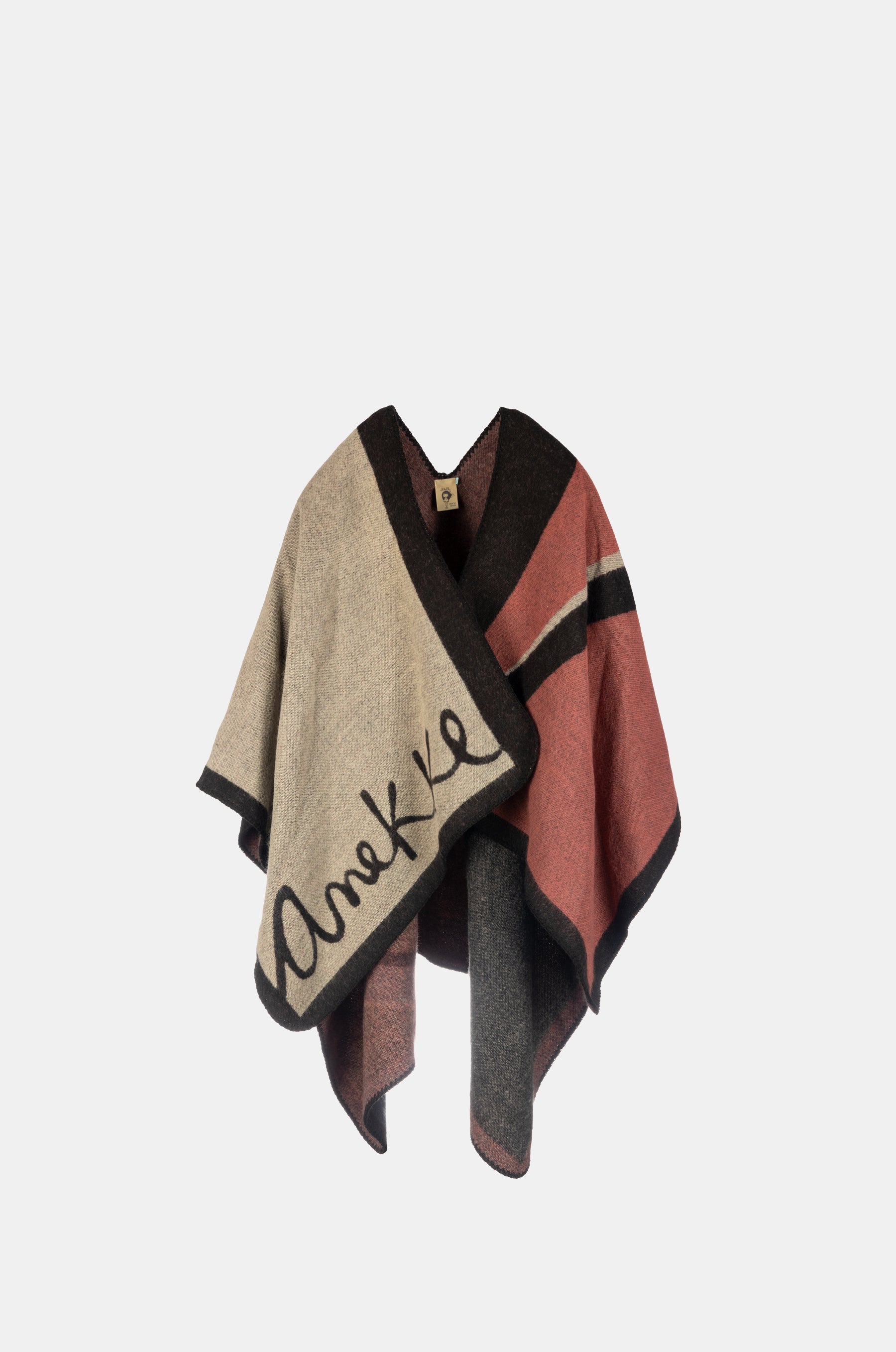 Anekke printed poncho
