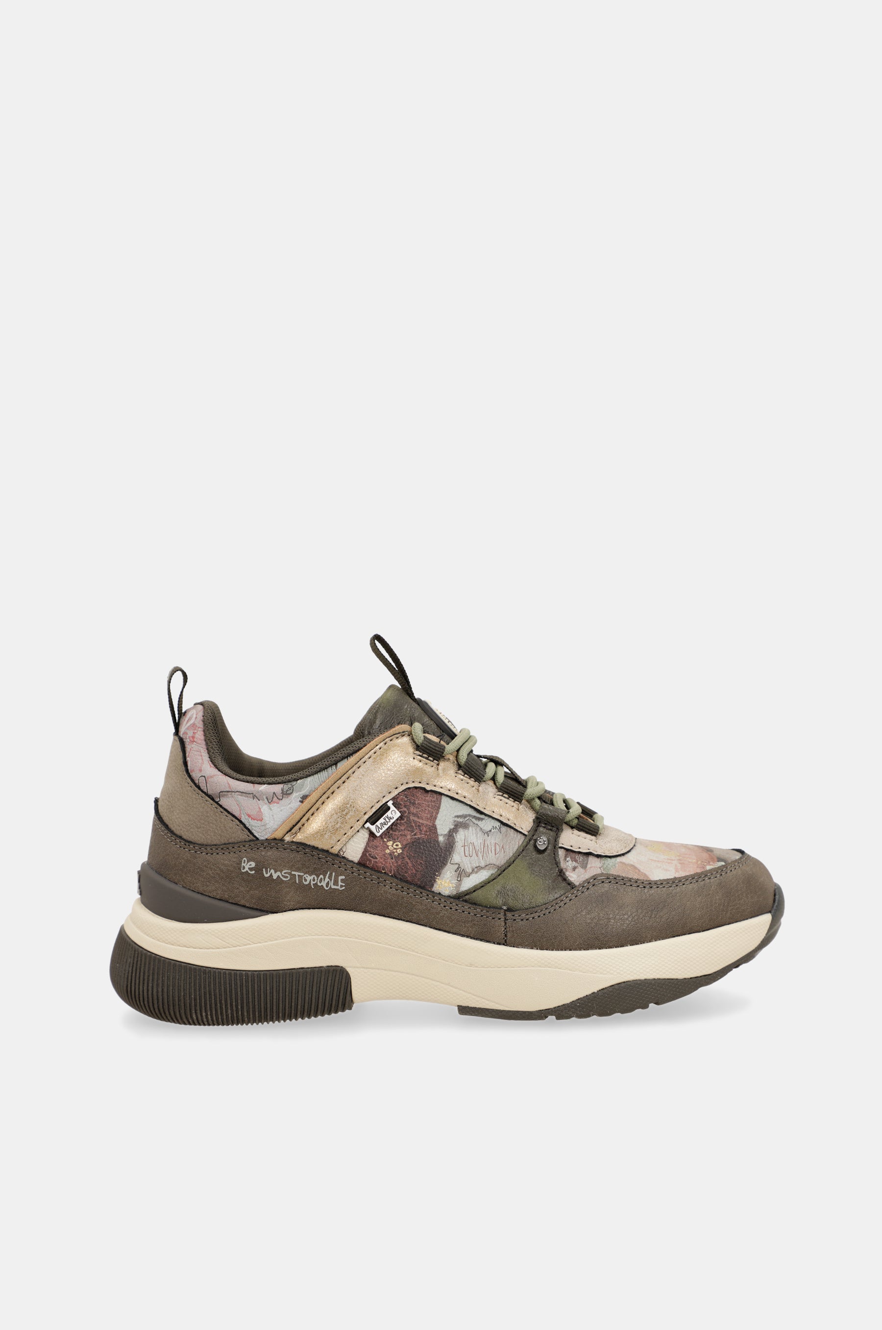 Sport green sneakers