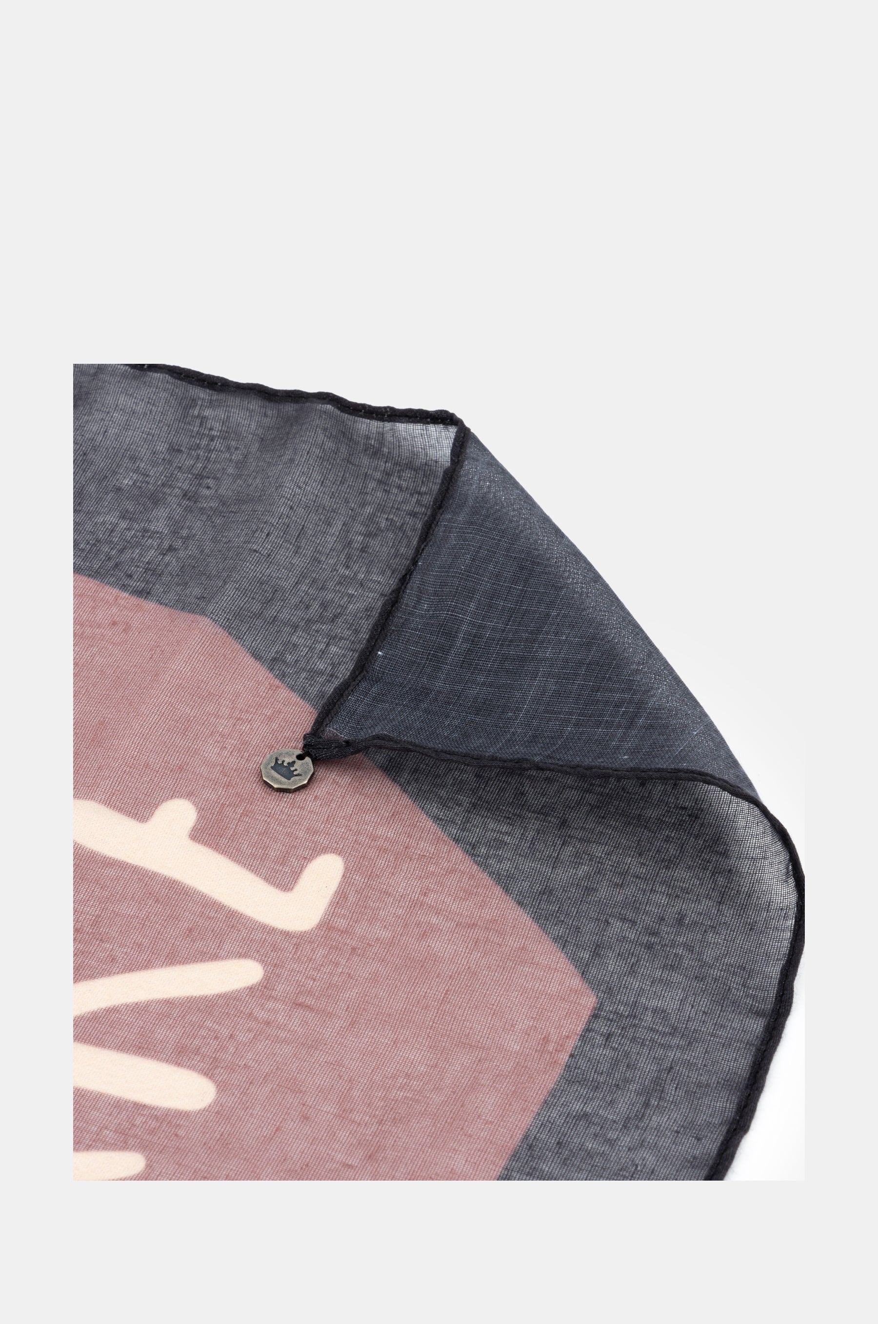 Heartbeat black scarf