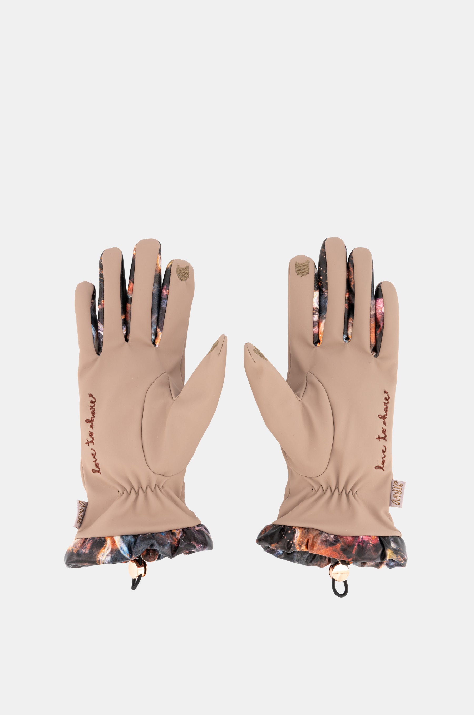 Wings pink gloves