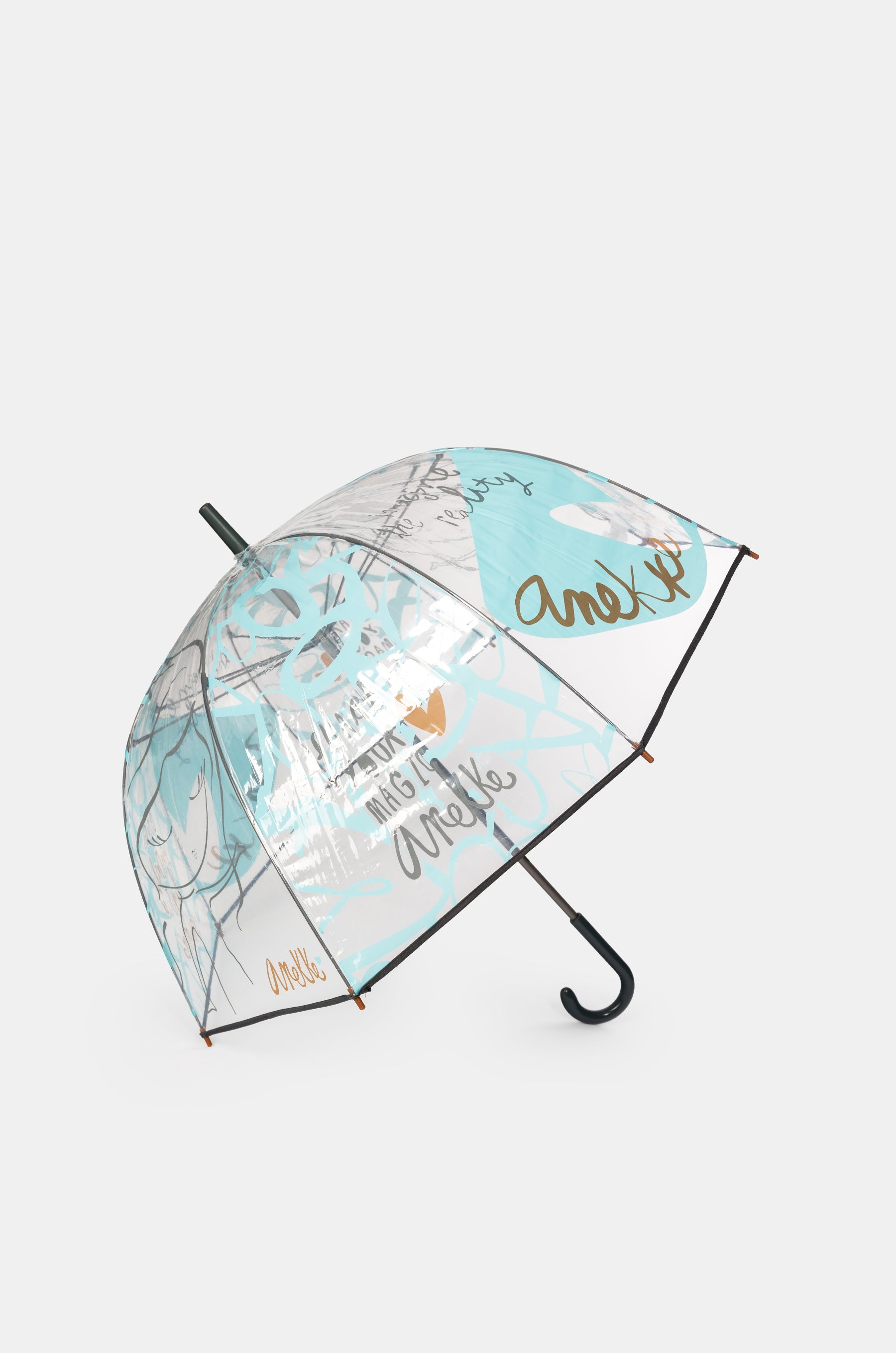 Heartbeat long vinyl umbrella