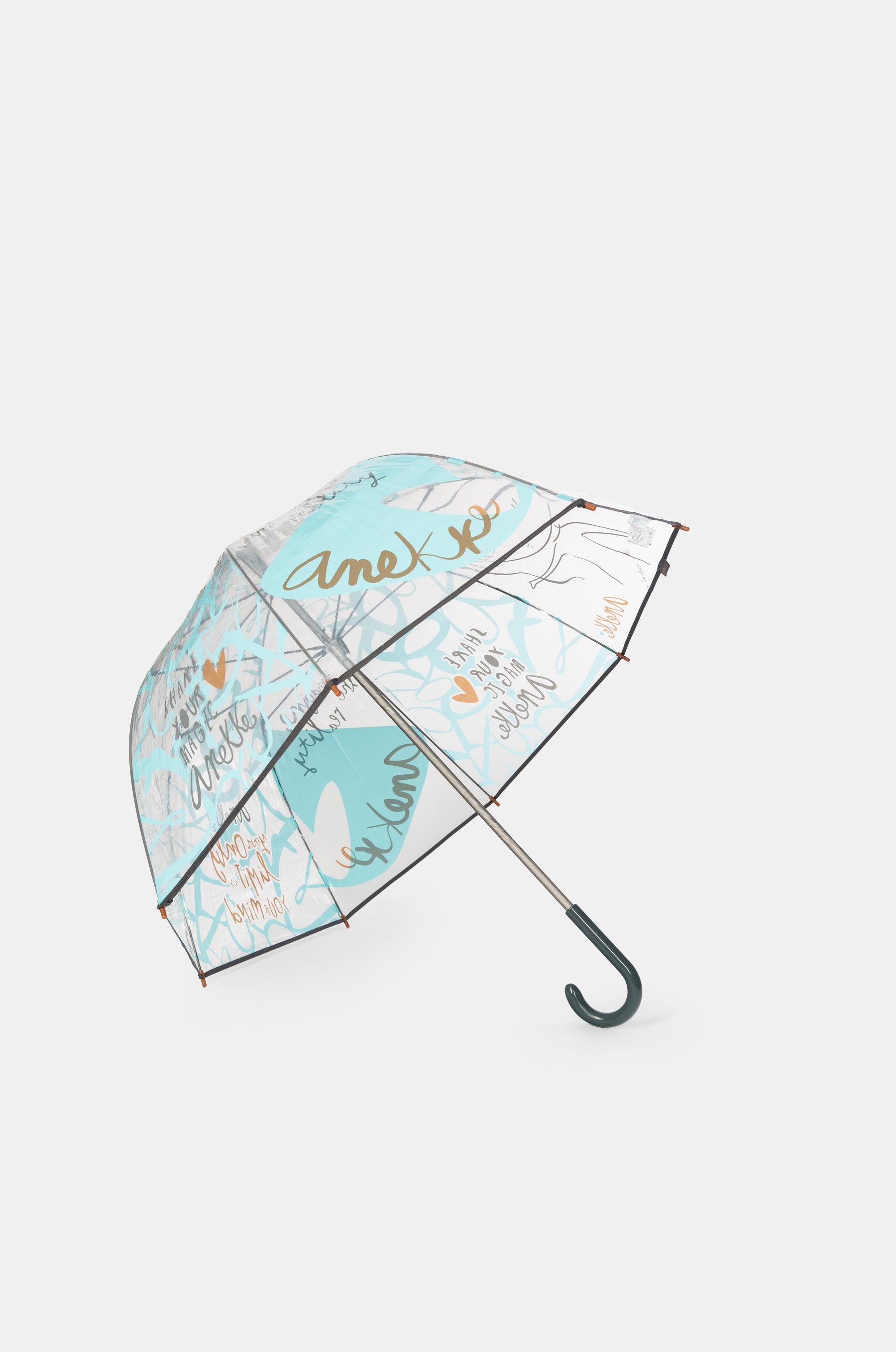 Heartbeat long vinyl umbrella
