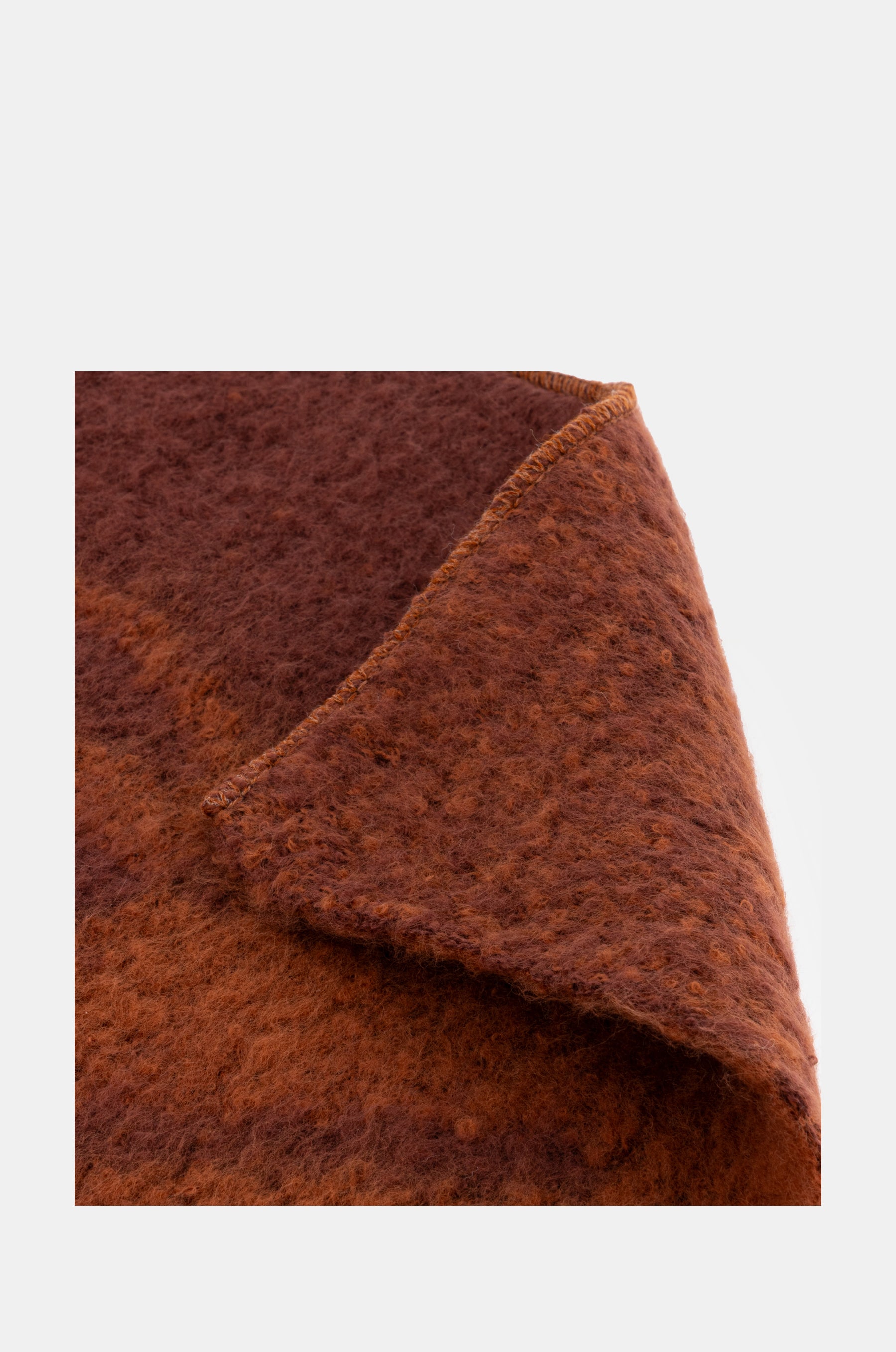 Burgundy logomania knitted scarf