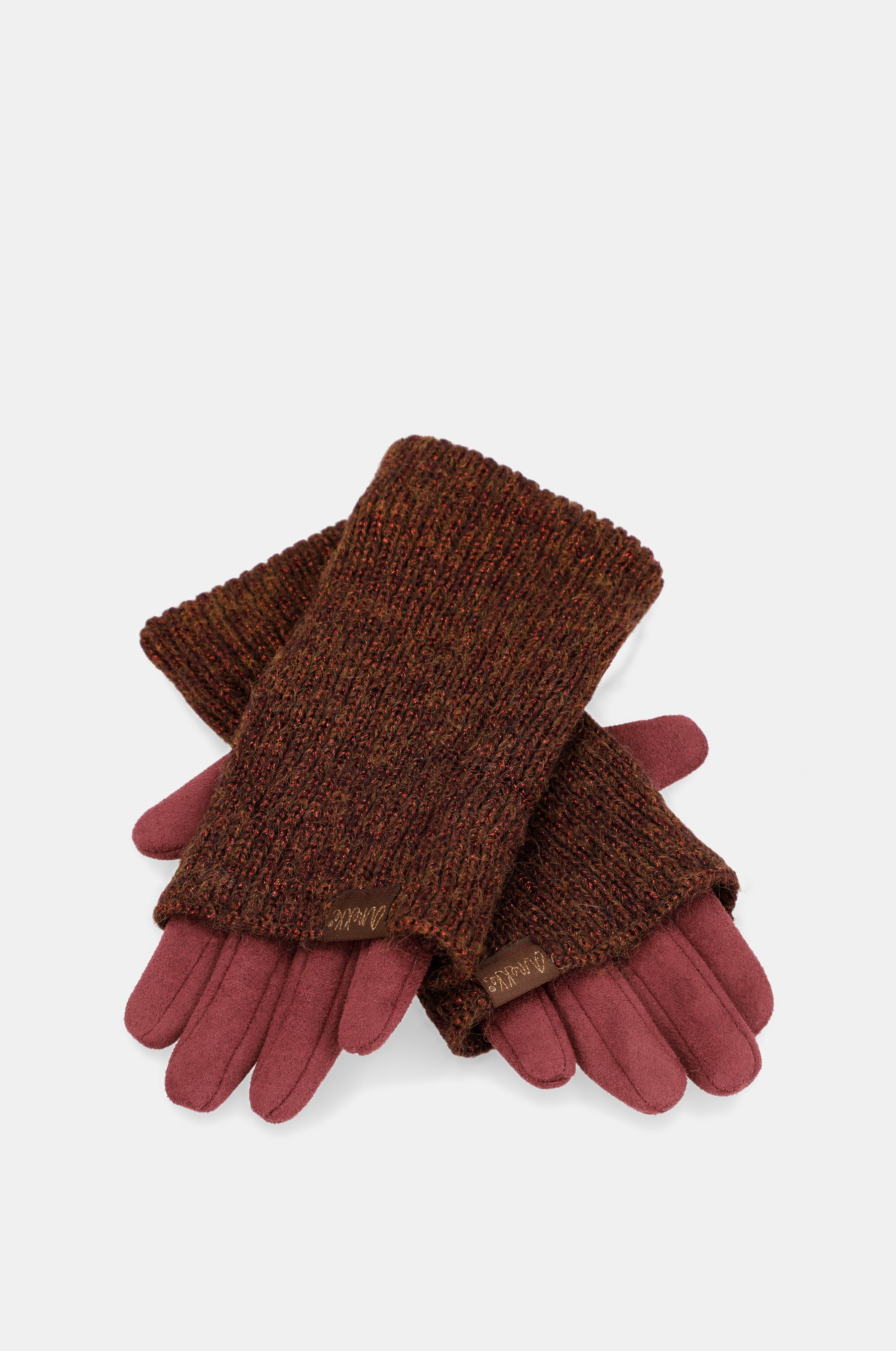 Burgundy extendable gloves
