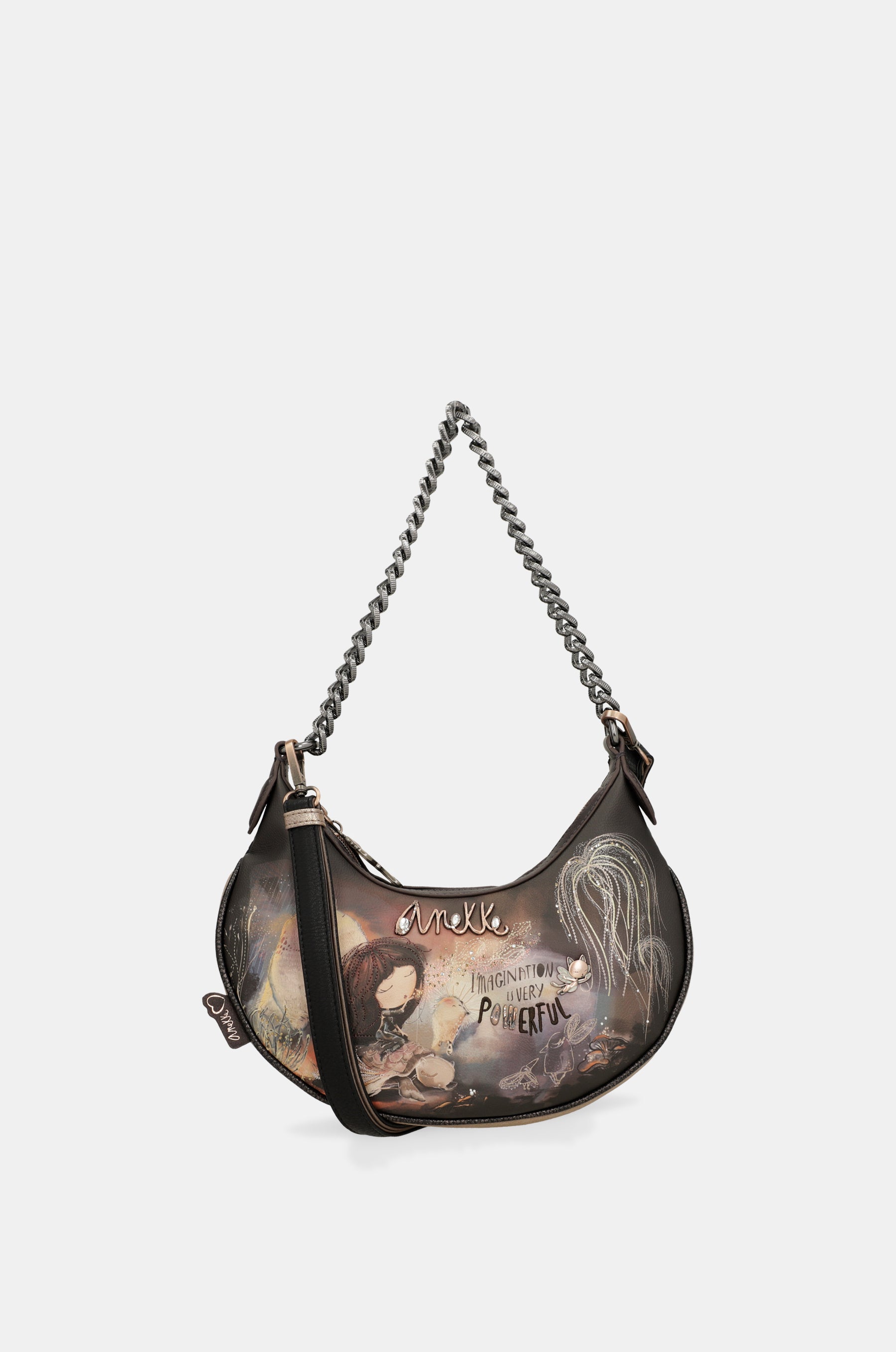 Dreamverse crossbody bag with metal handle