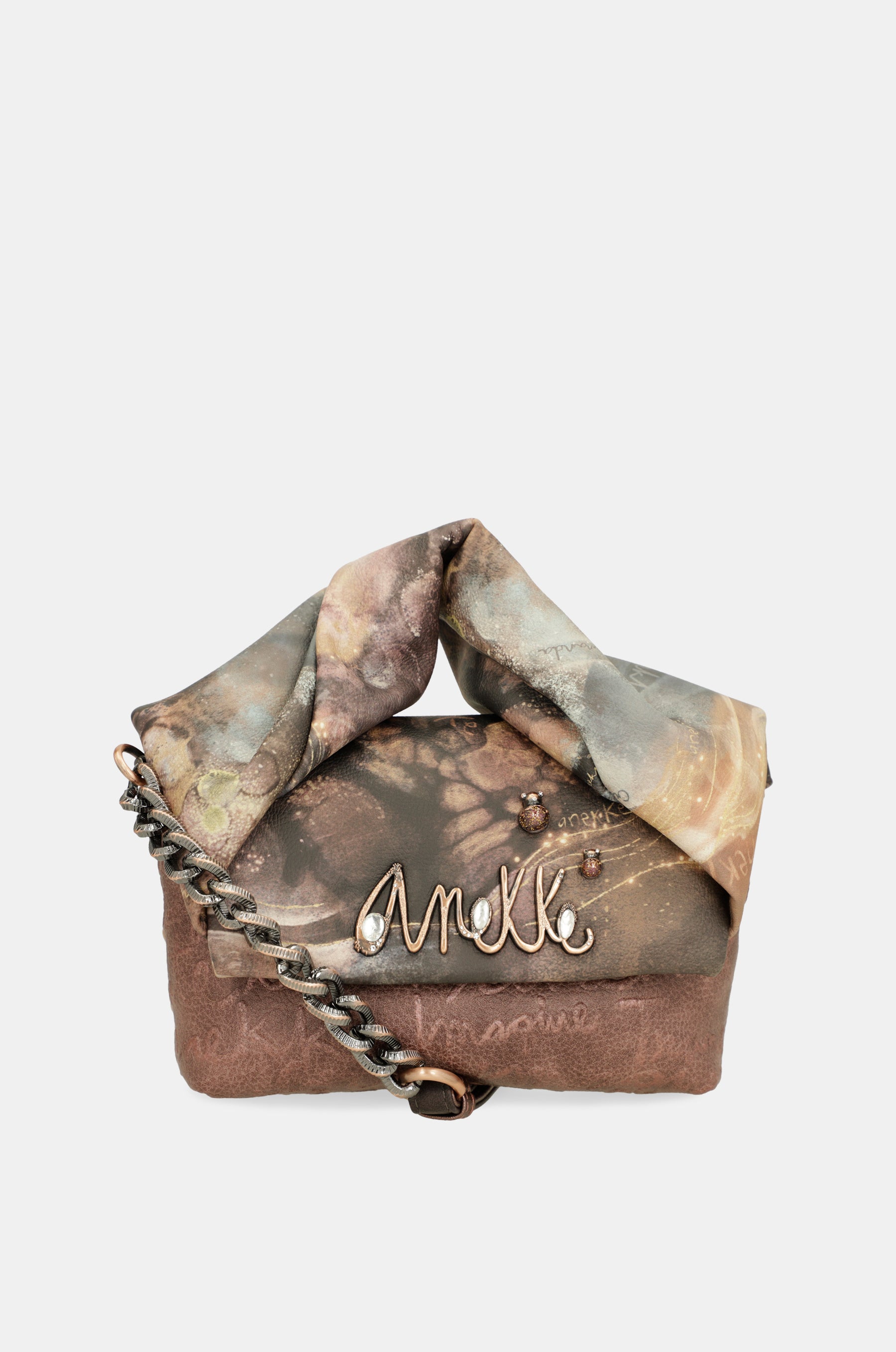 Land crossbody bag with flap closure