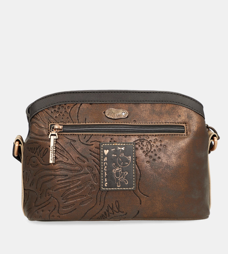 Wings 3-compartment crossbody bag