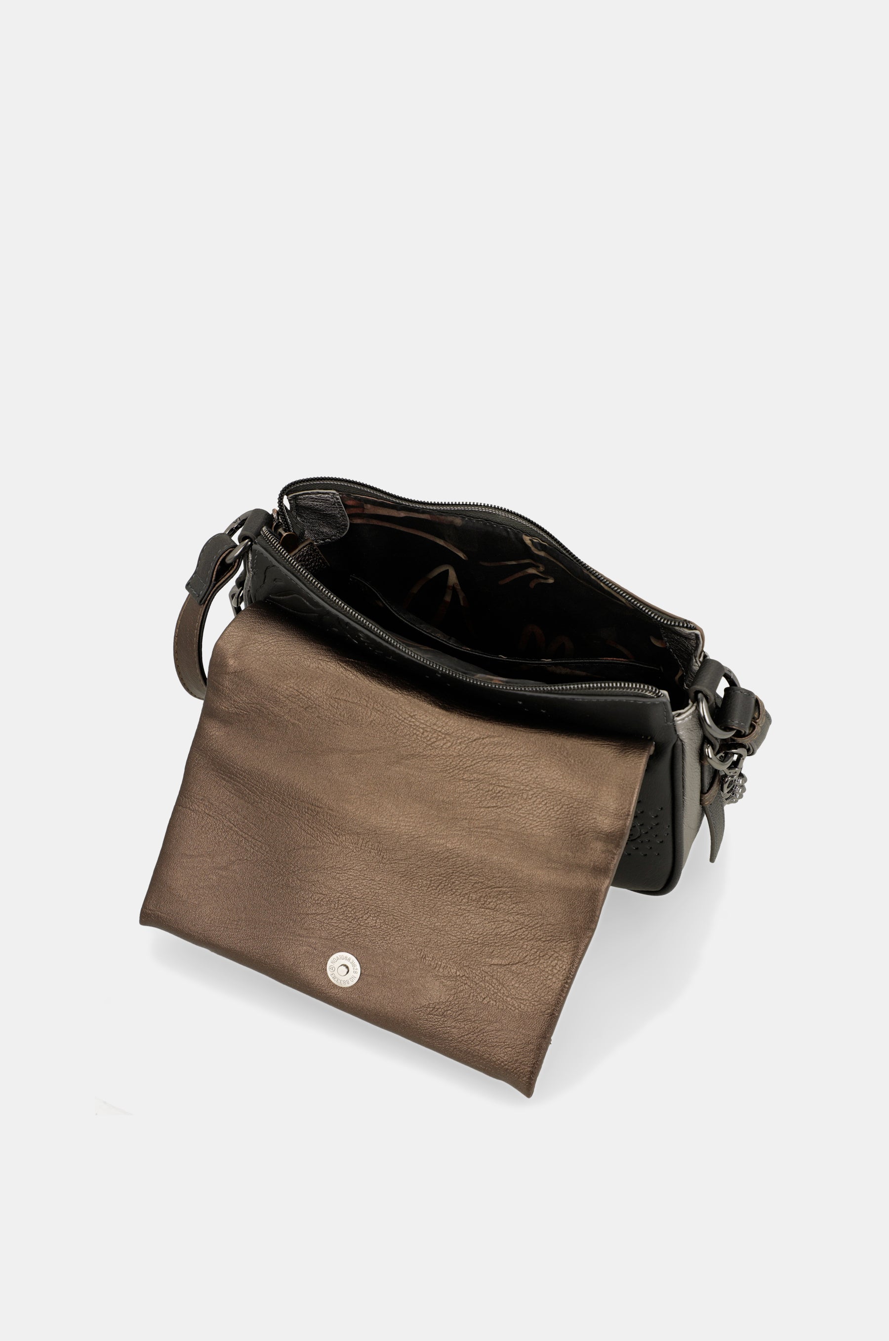 Wings crossbody bag with flap