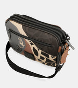 Heartbeat 3-compartment crossbody bag