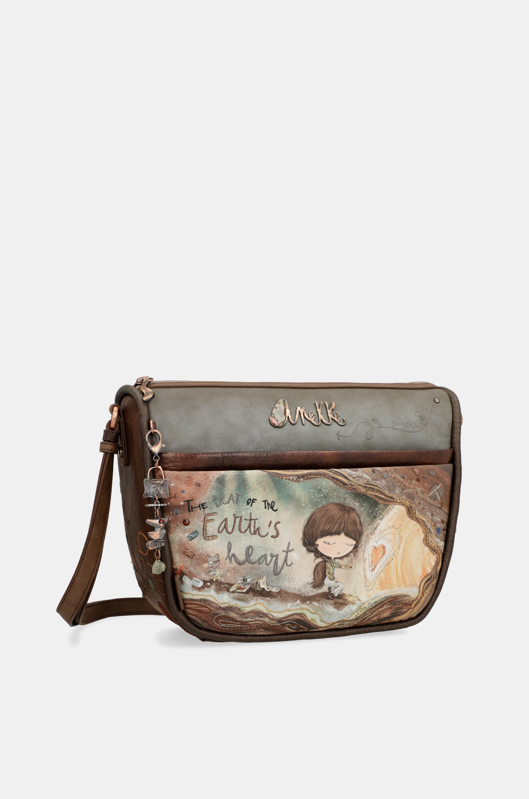 Core 3-compartment crossbody bag