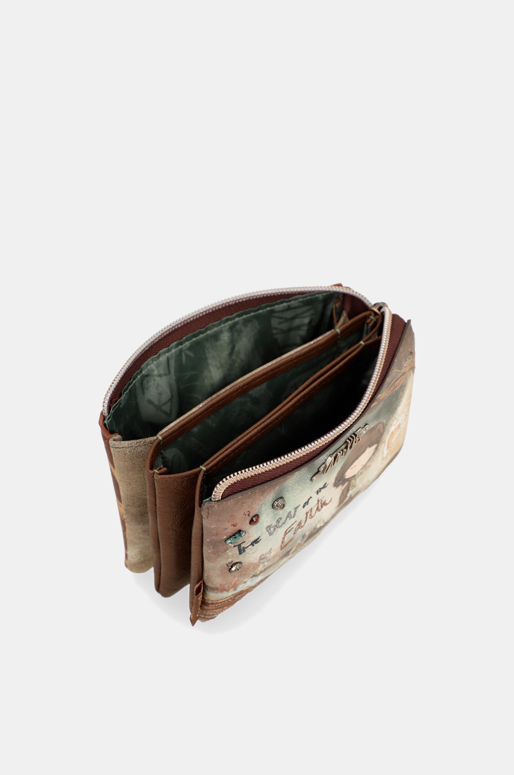 Core 3-compartment small coin purse