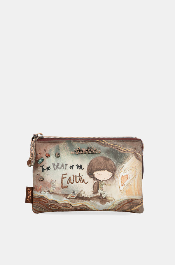 Core 3-compartment small coin purse