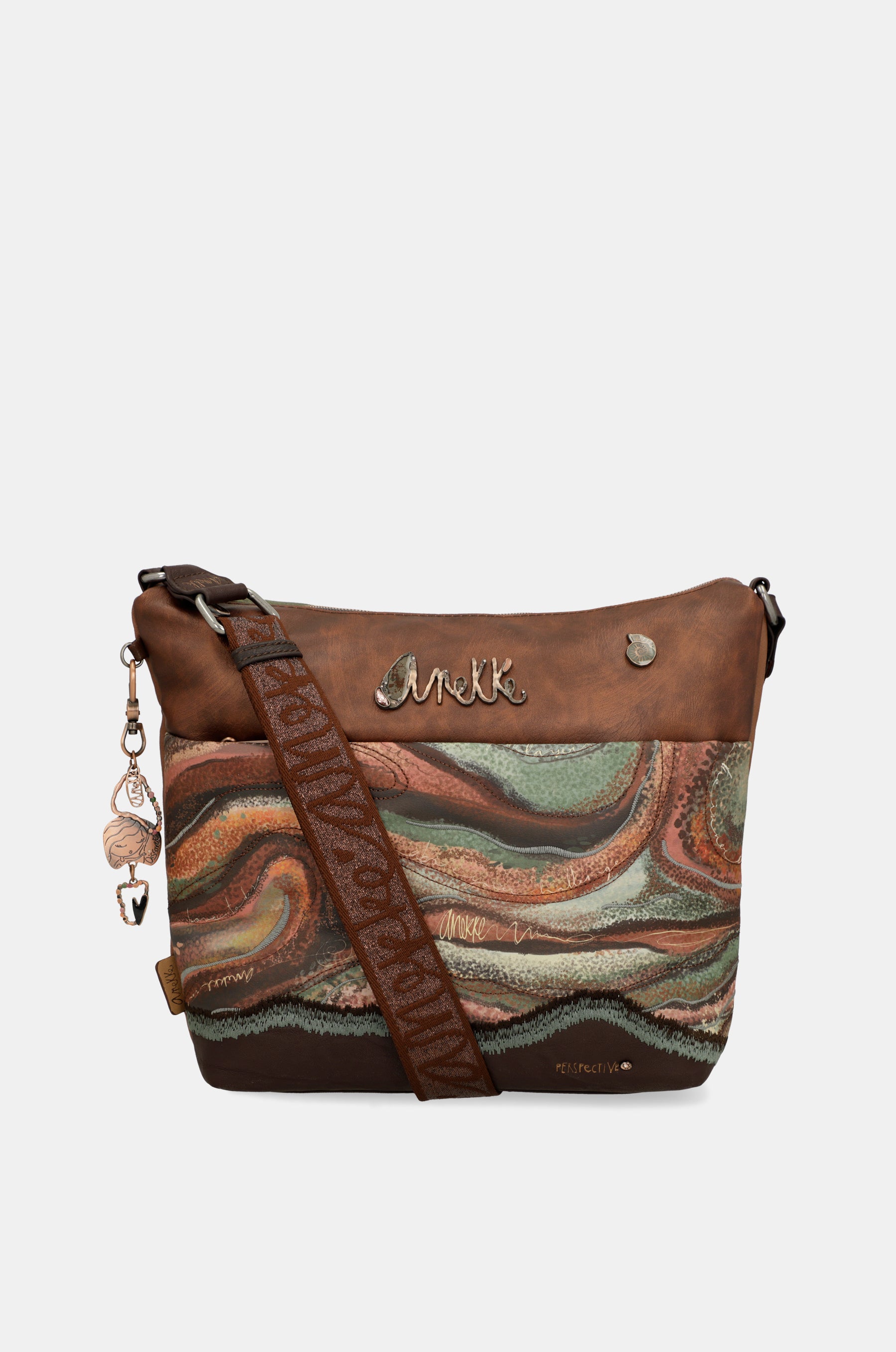 Outer large crossbody bag with pockets