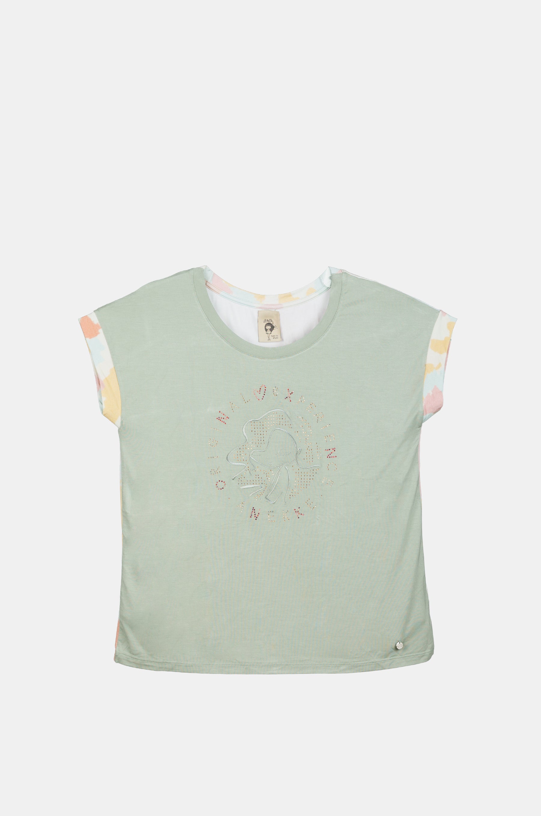 Green short-sleeve T-shirt Memories