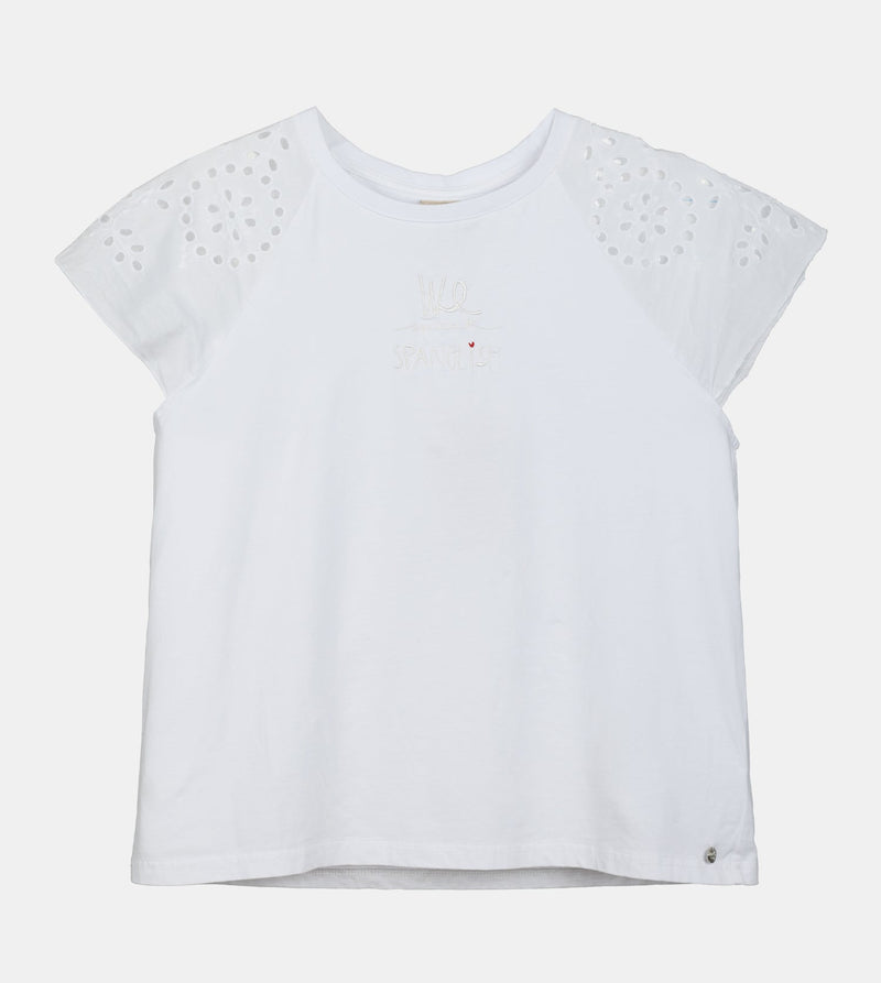 White short-sleeve T-shirt Anekke