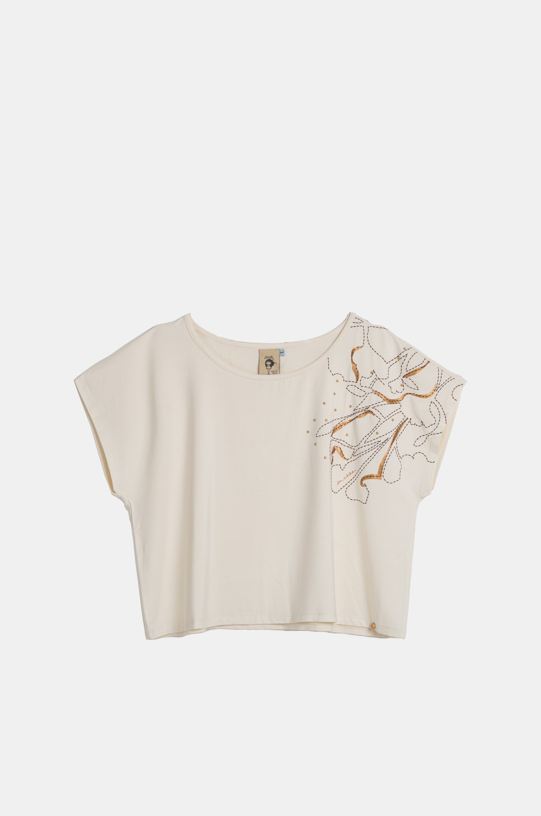 Beige T-shirt Anekke