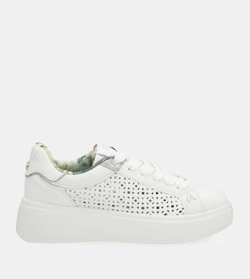 White Spotted Sneakers