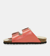 Red multicolor bio sandals