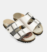 White bio sandals lunares