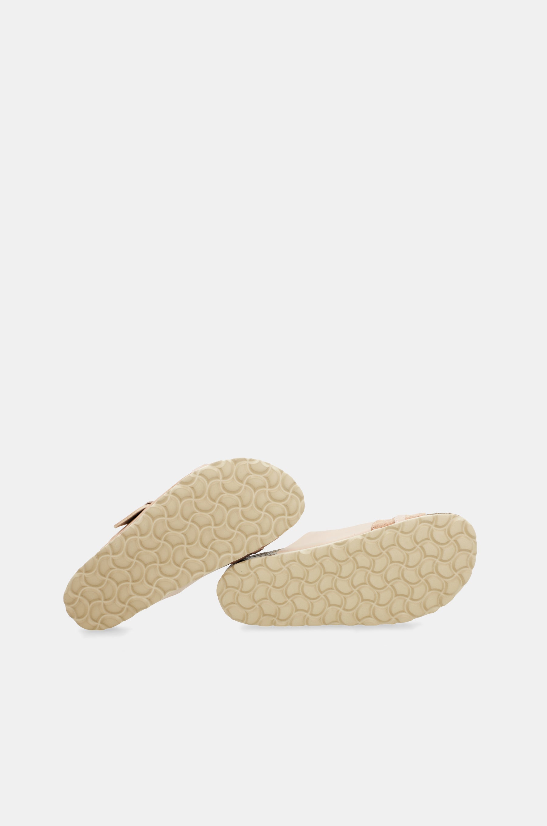 Pink chain-link bio sandals