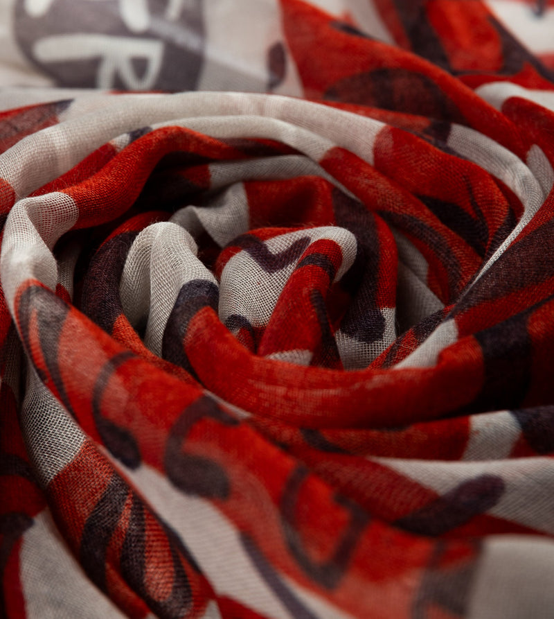 Alegría printed scarf