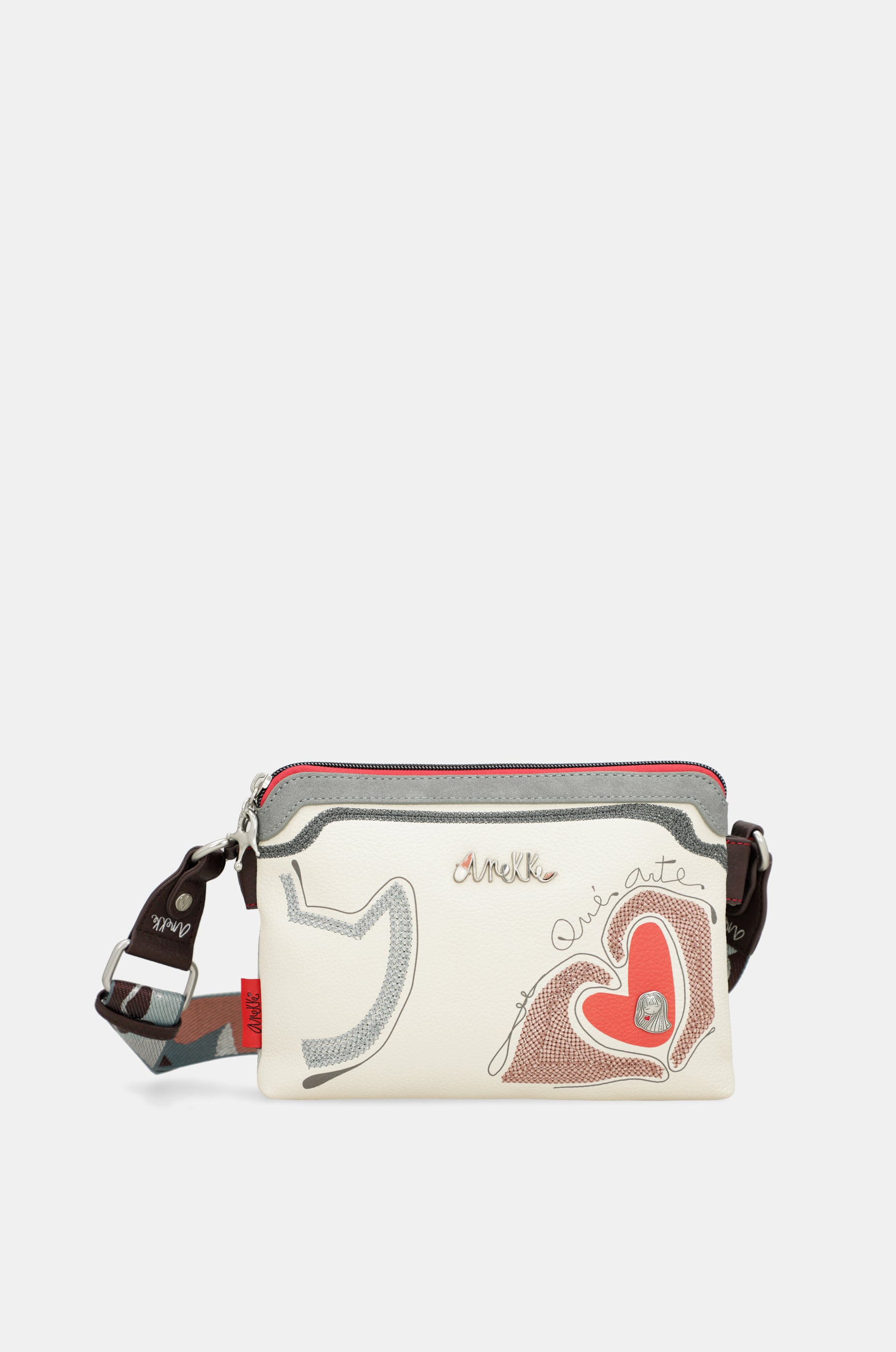 Double compartment crossbody bag Alma