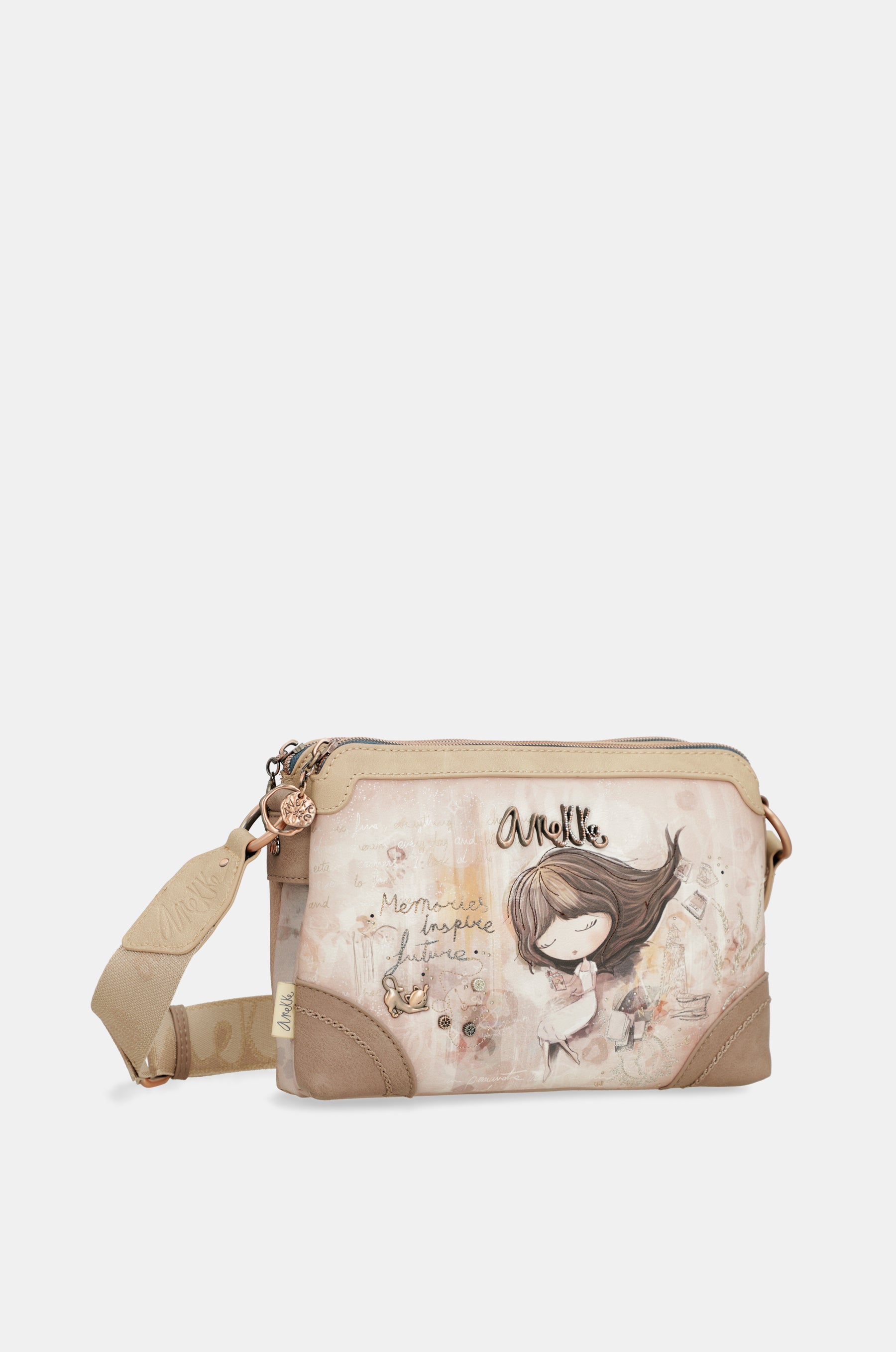 Double compartment crossbody bag Memories