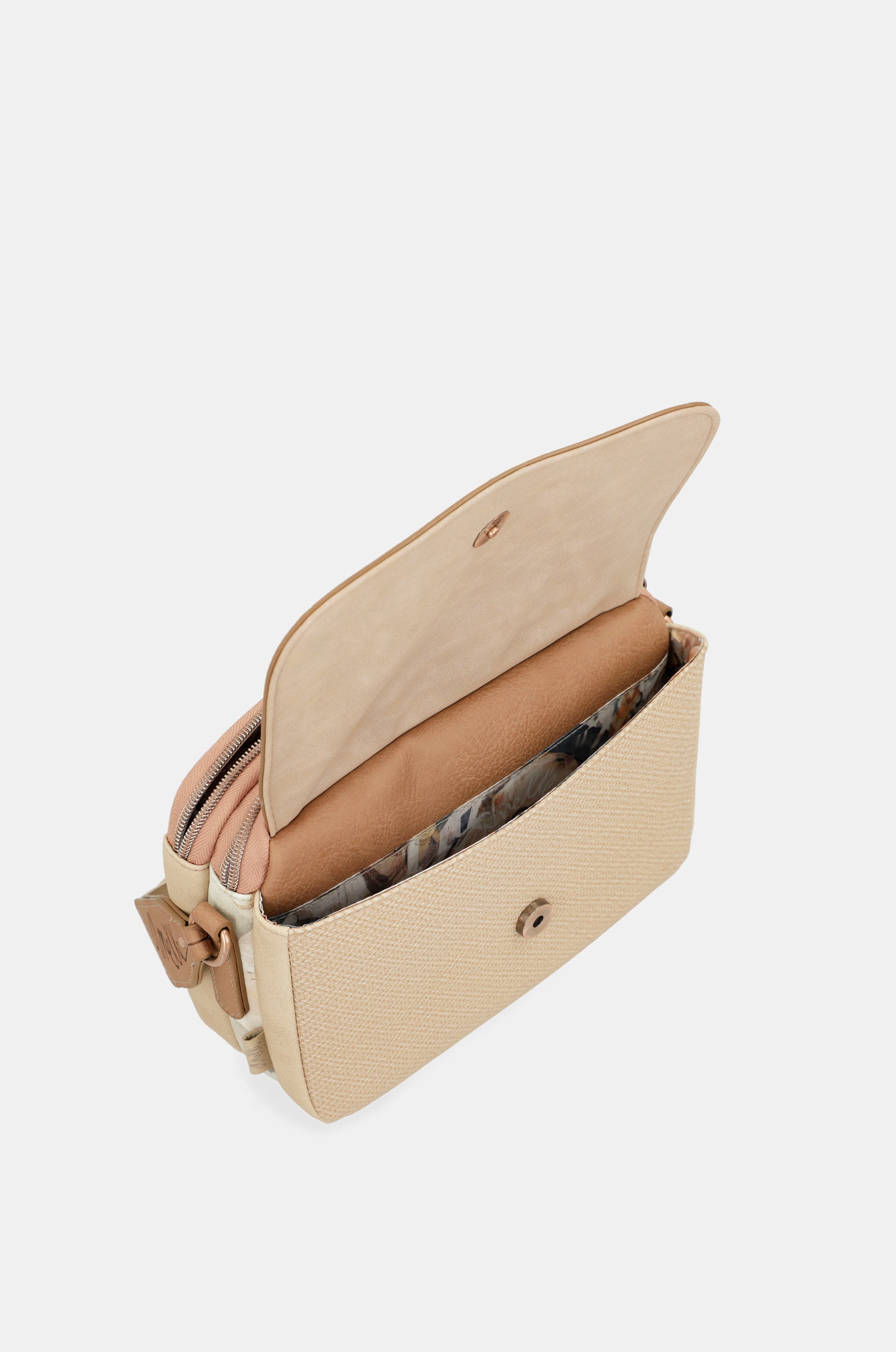 Oval flap crossbody bag Memories