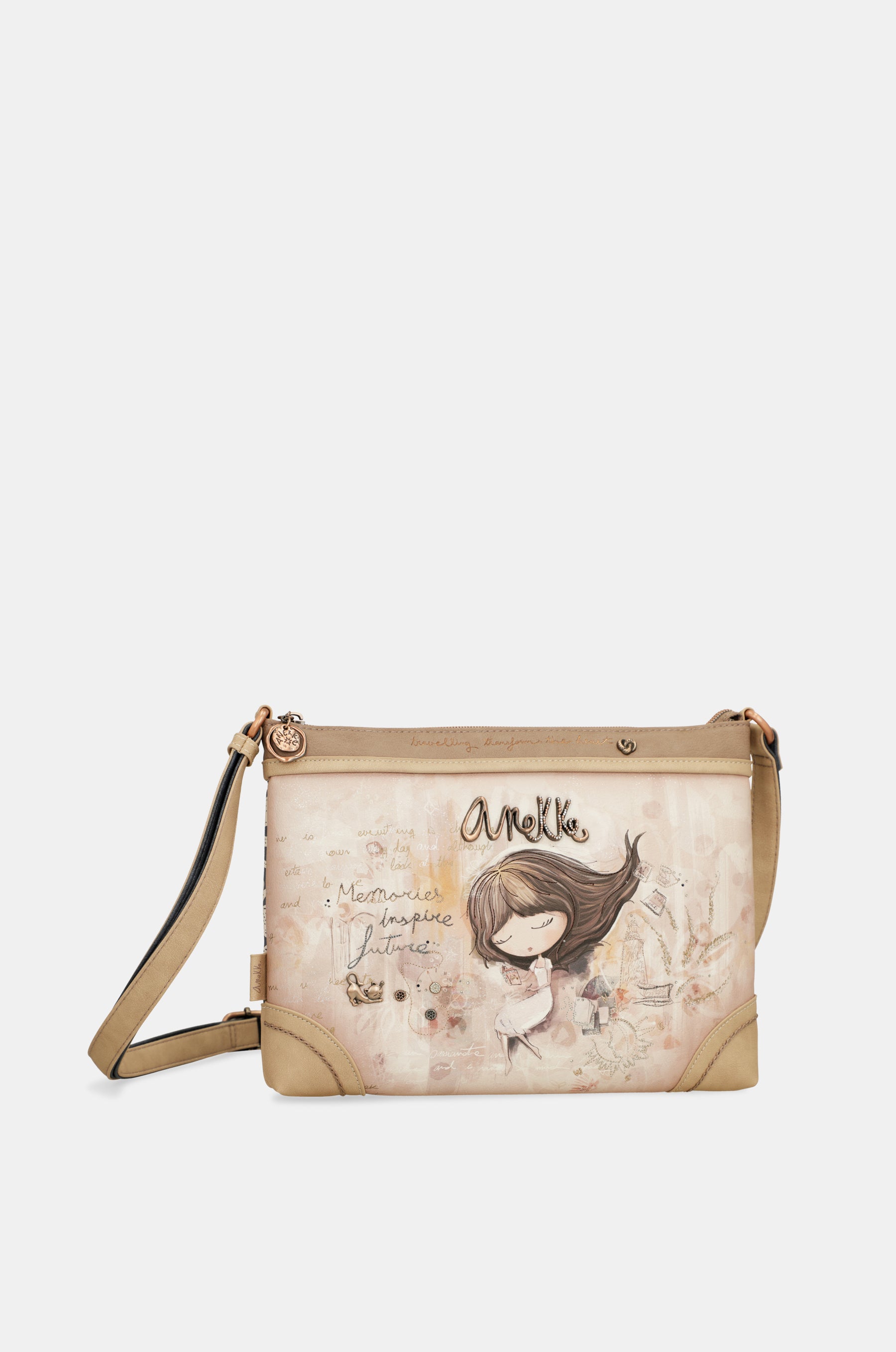 Large printed crossbody bag Memories