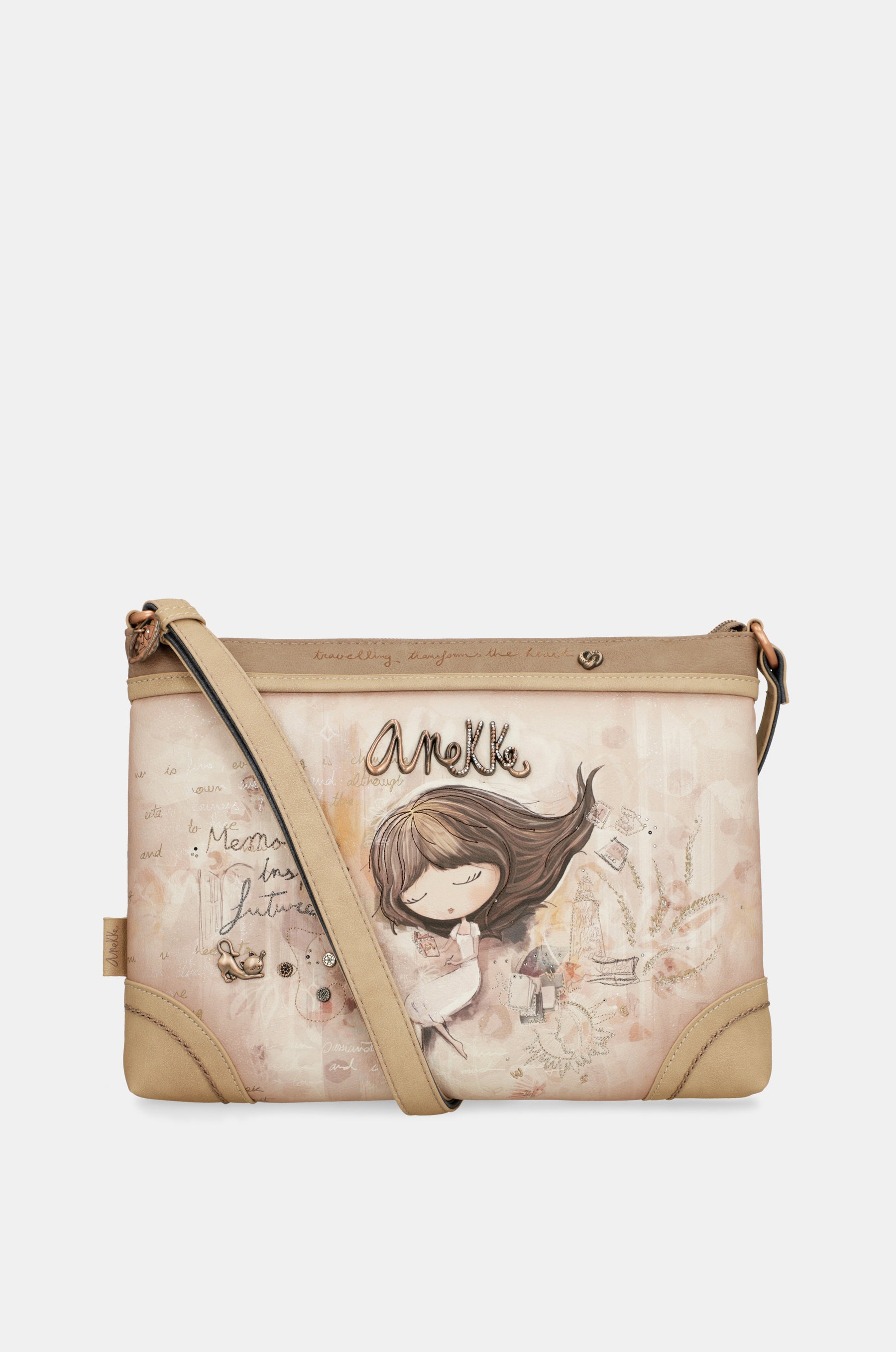 Large printed crossbody bag Memories