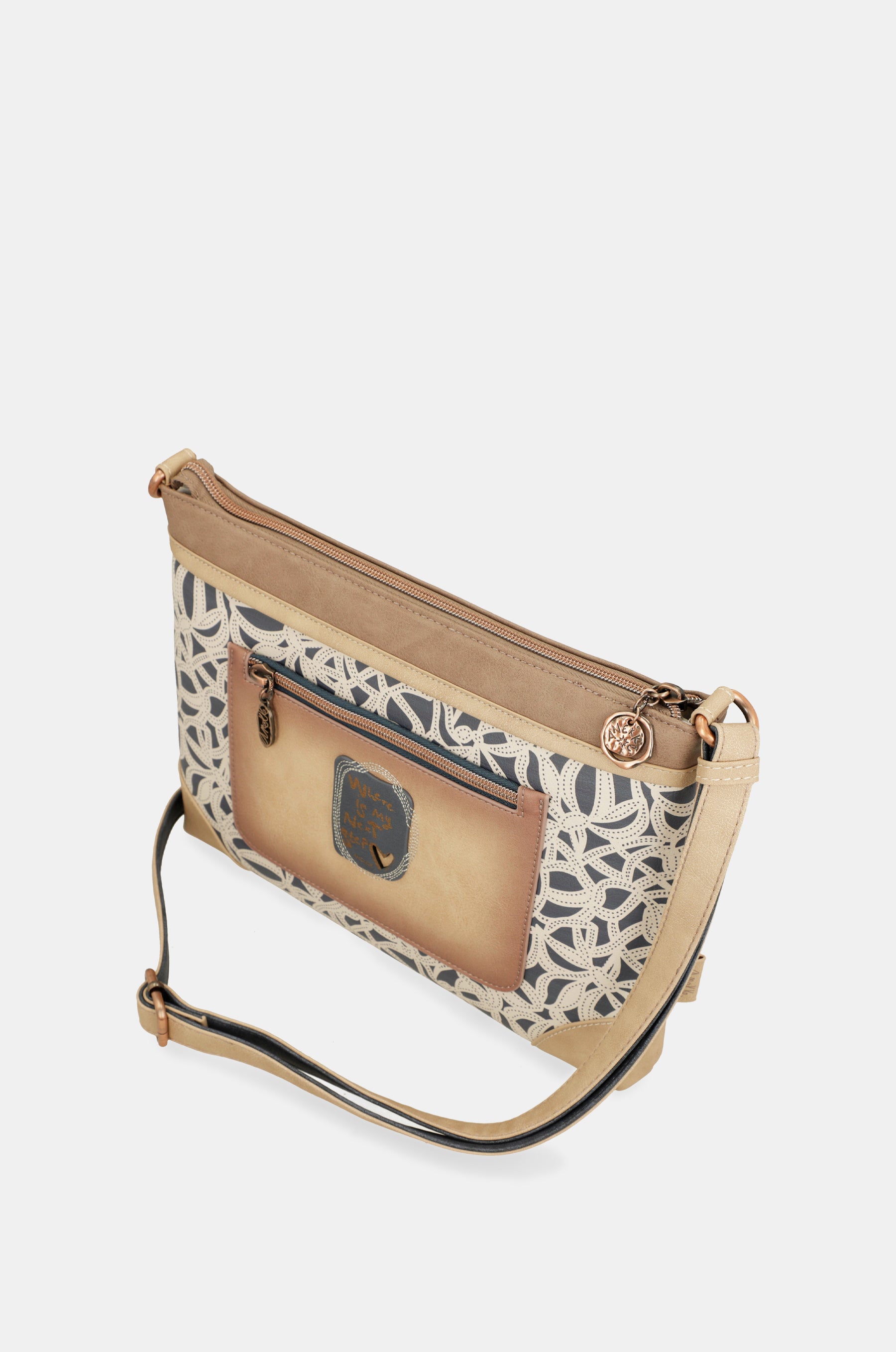 Large printed crossbody bag Memories