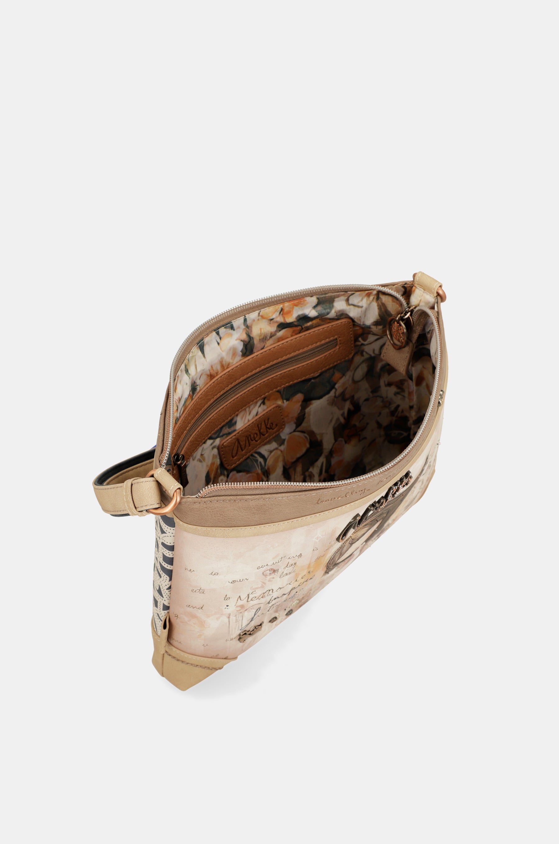 Large printed crossbody bag Memories
