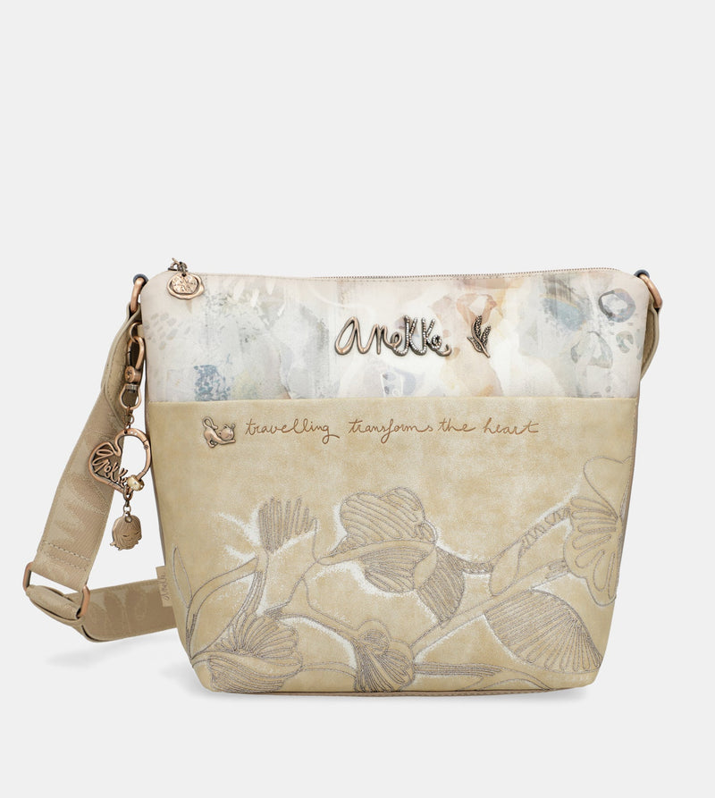 Large crossbody bag with front pocket Memories