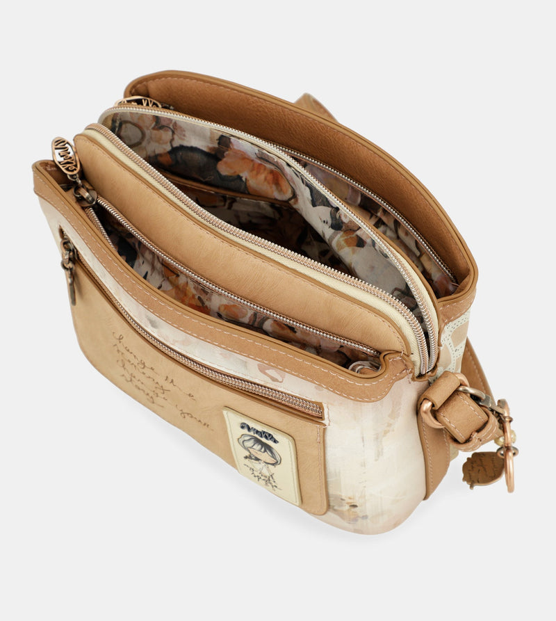 Medium crossbody bag with 3 compartments Memories