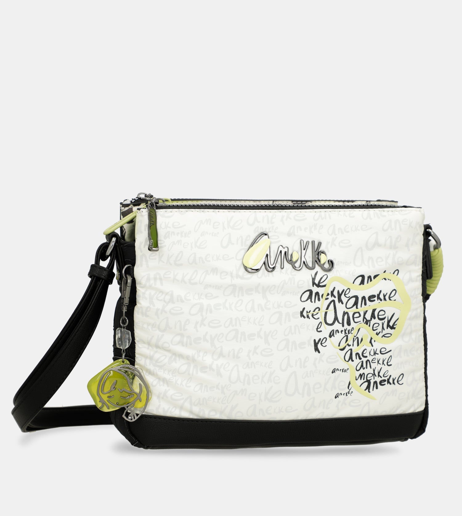 Printed crossbody bag with 3 compartments Nature Towanda