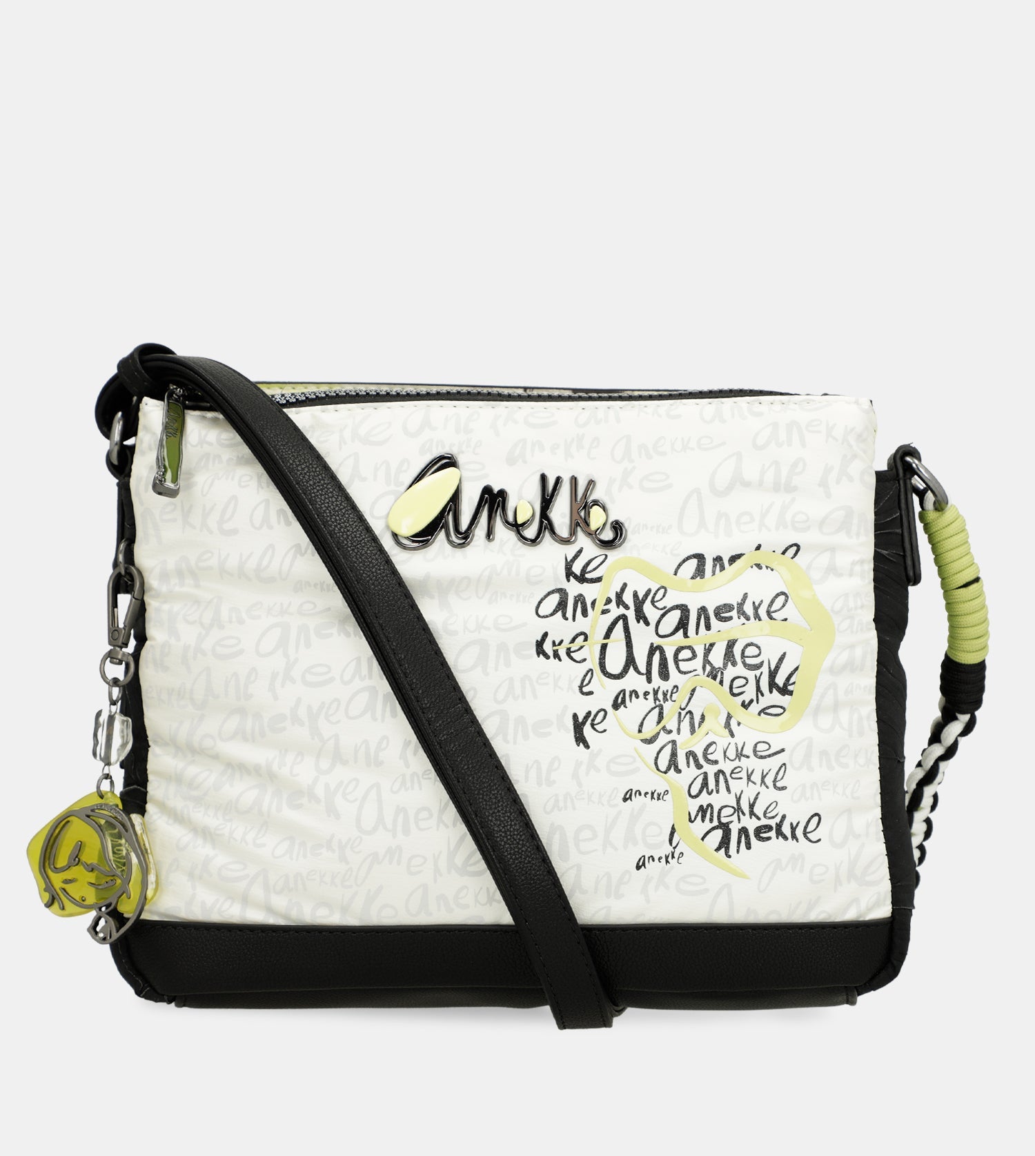 Printed crossbody bag with 3 compartments Nature Towanda