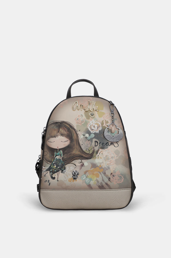 Real 3-compartment backpack