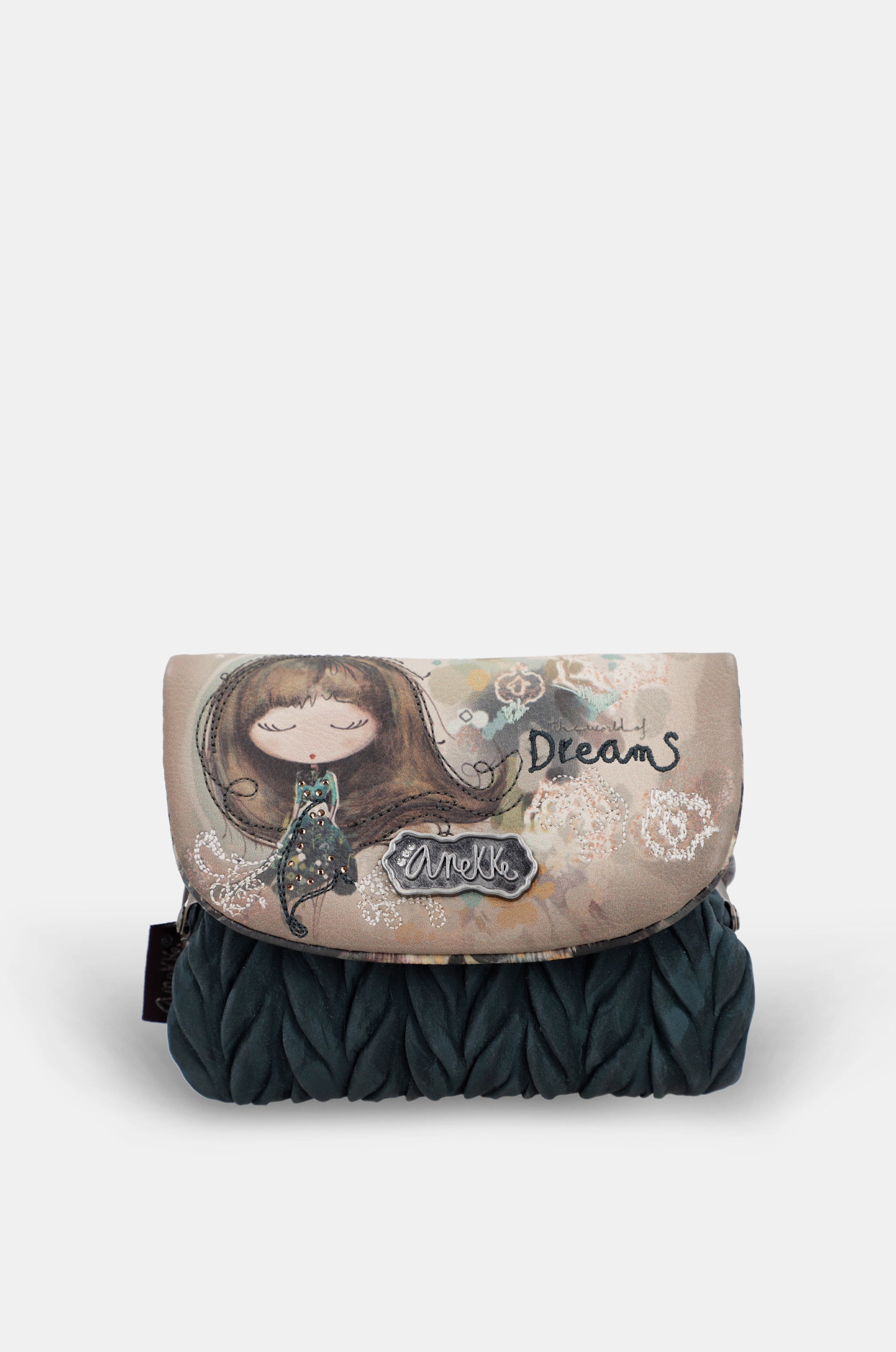 Real coin purse with flap