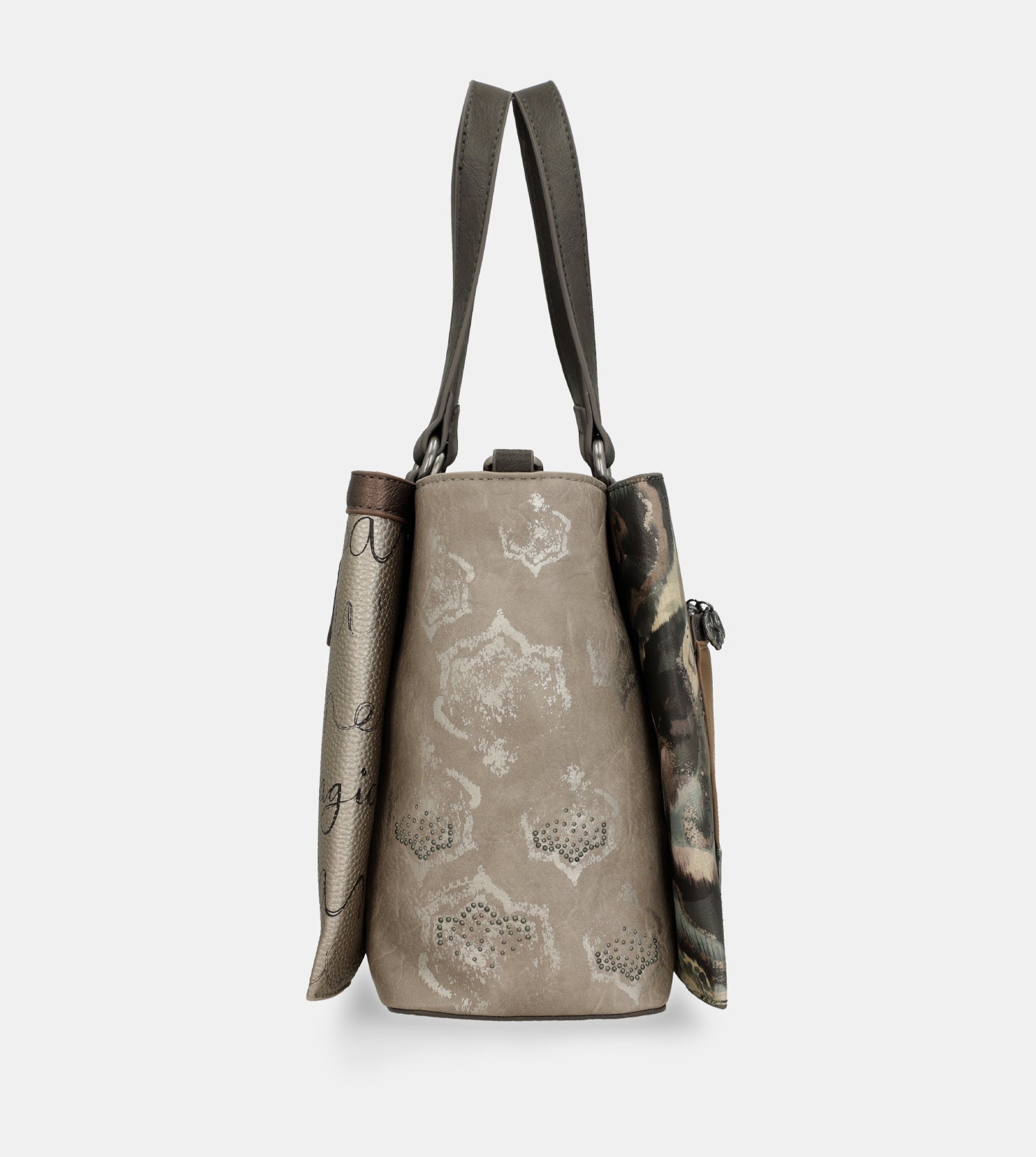 Manifesto handbag with shoulder strap