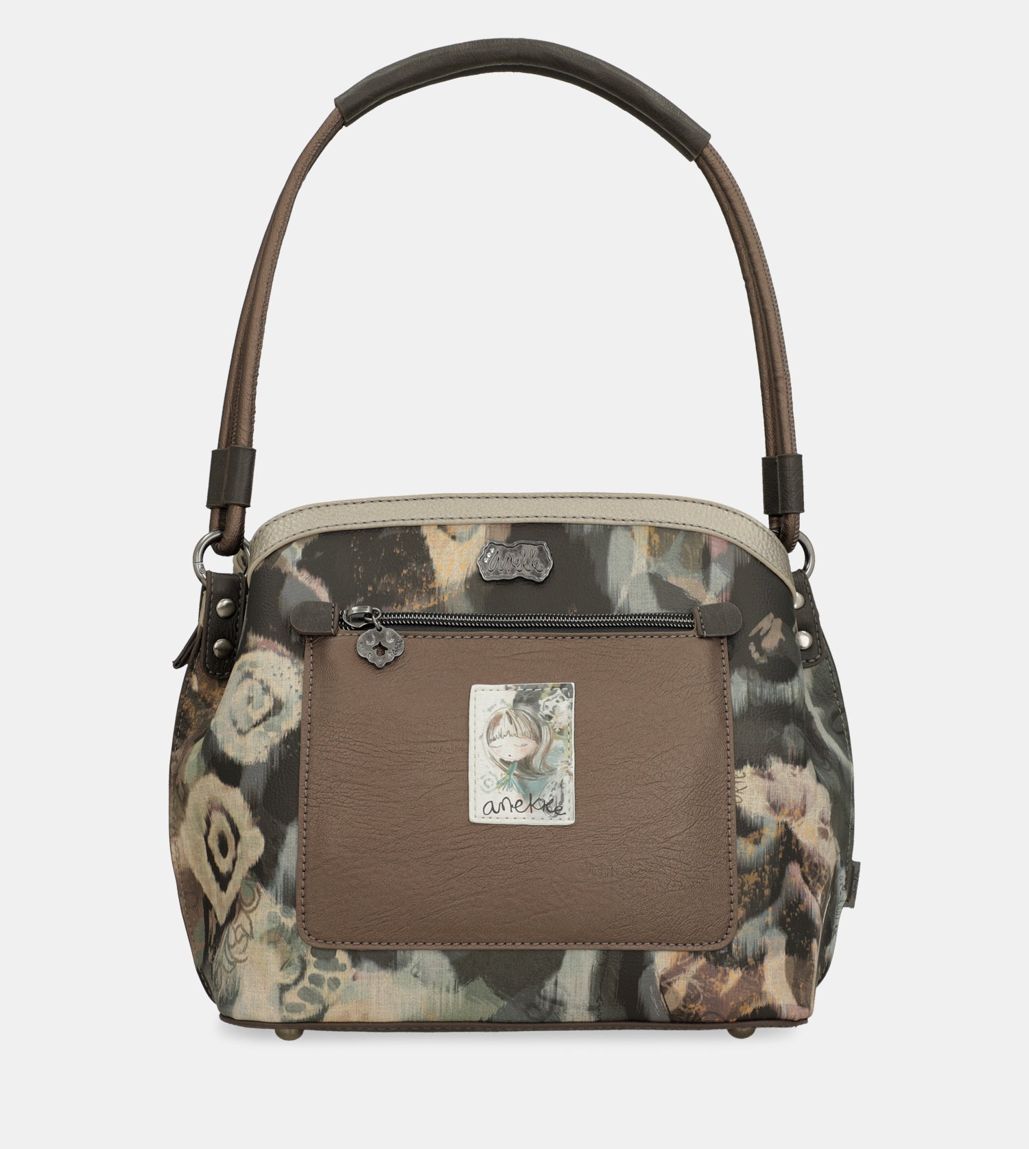 Manifesto triple-compartment crossbody bag