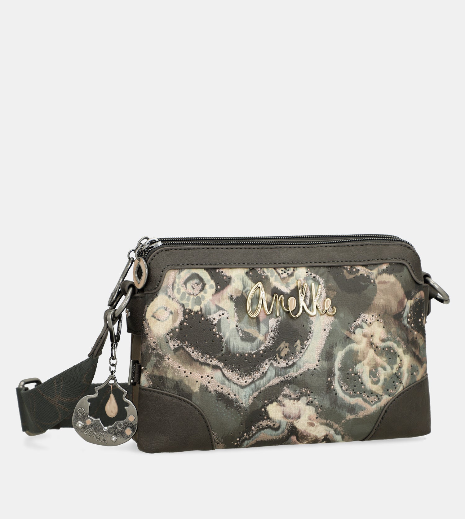 Manifesto double-compartment crossbody bag