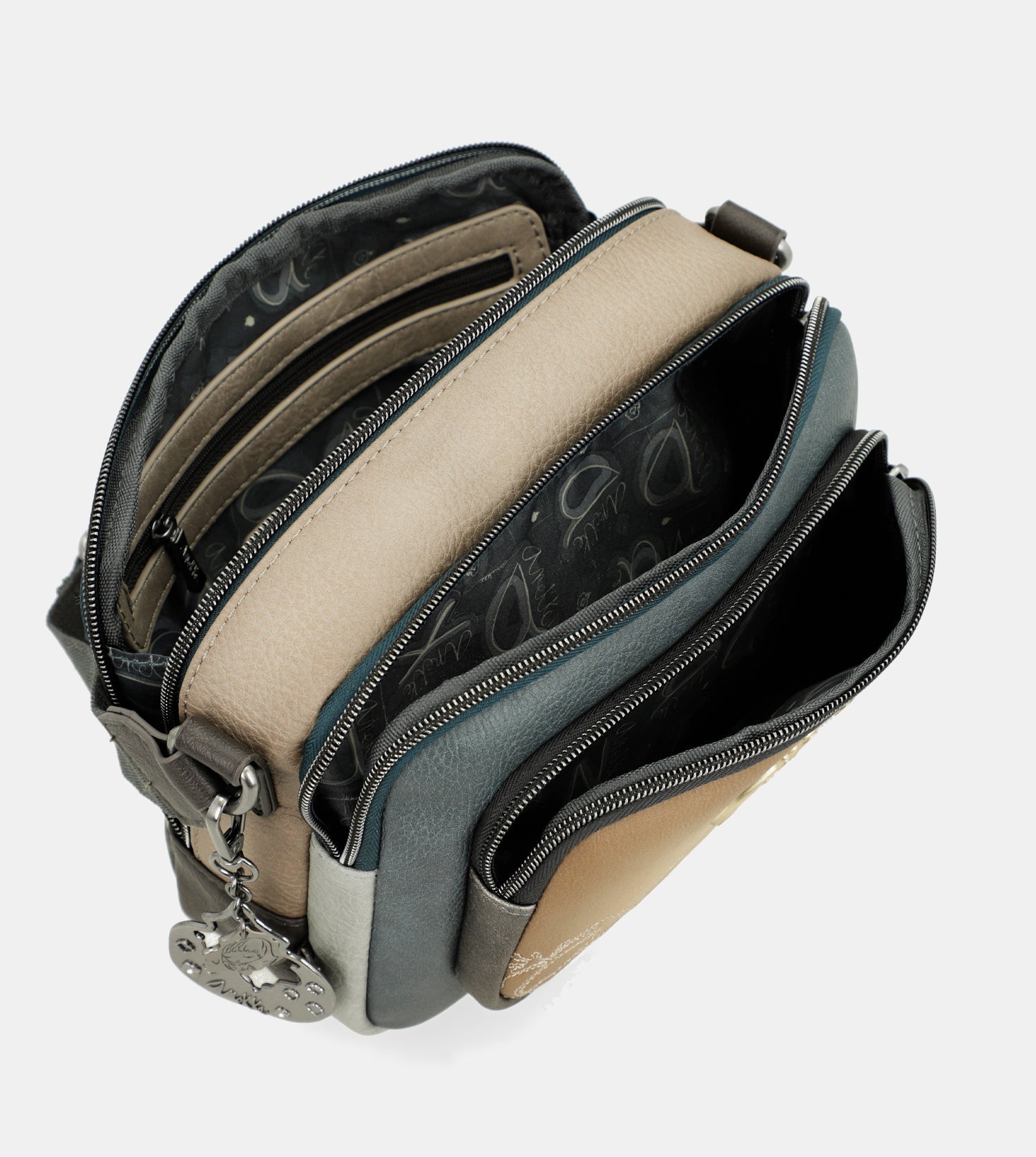 Manifesto 2-compartment crossbody bag
