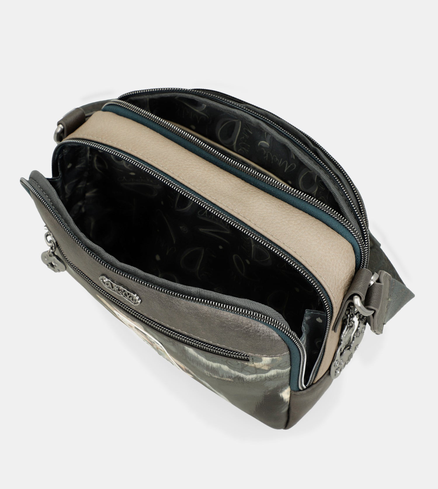 Manifesto 2-compartment crossbody bag