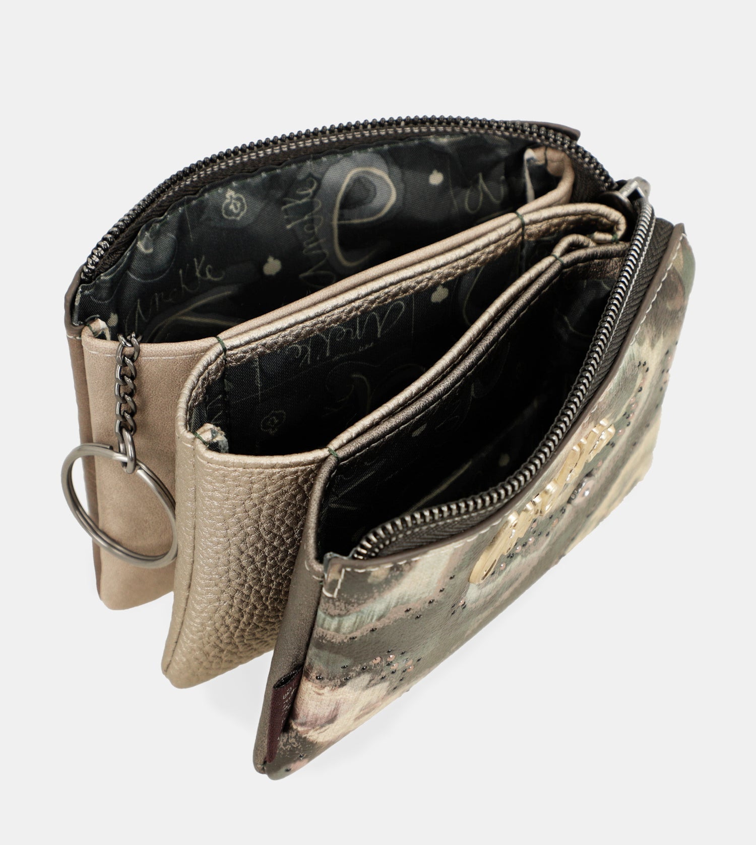 Manifesto 3-compartment coin purse