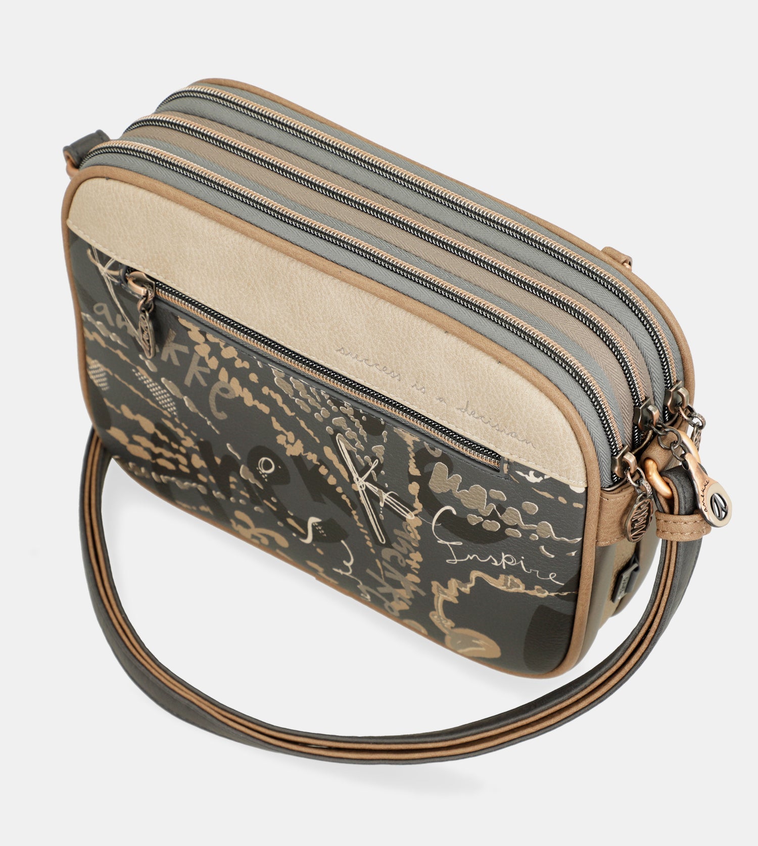 Intentions 3-compartment crossbody bag