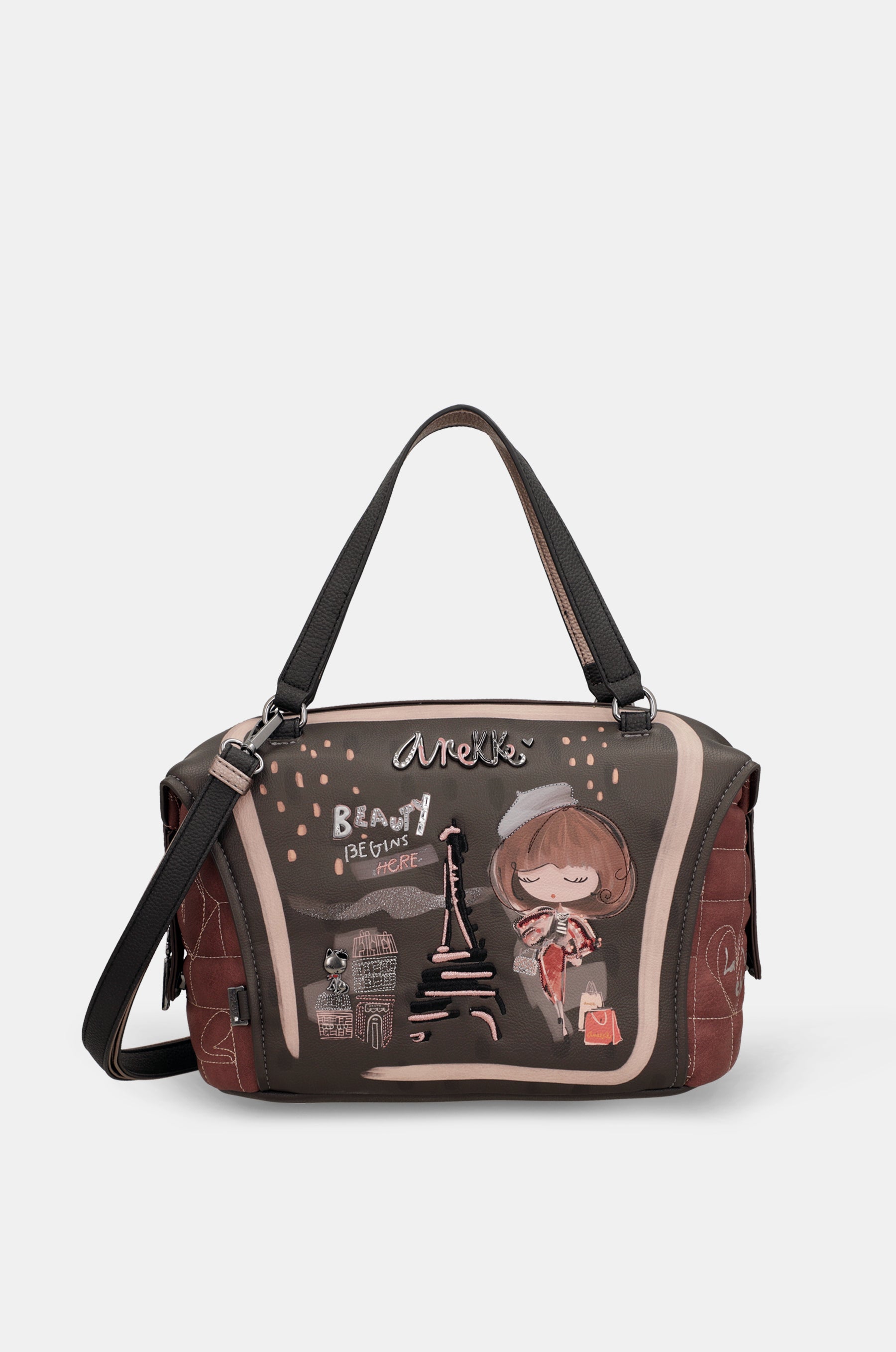 Mademoiselle handbag with shoulder strap