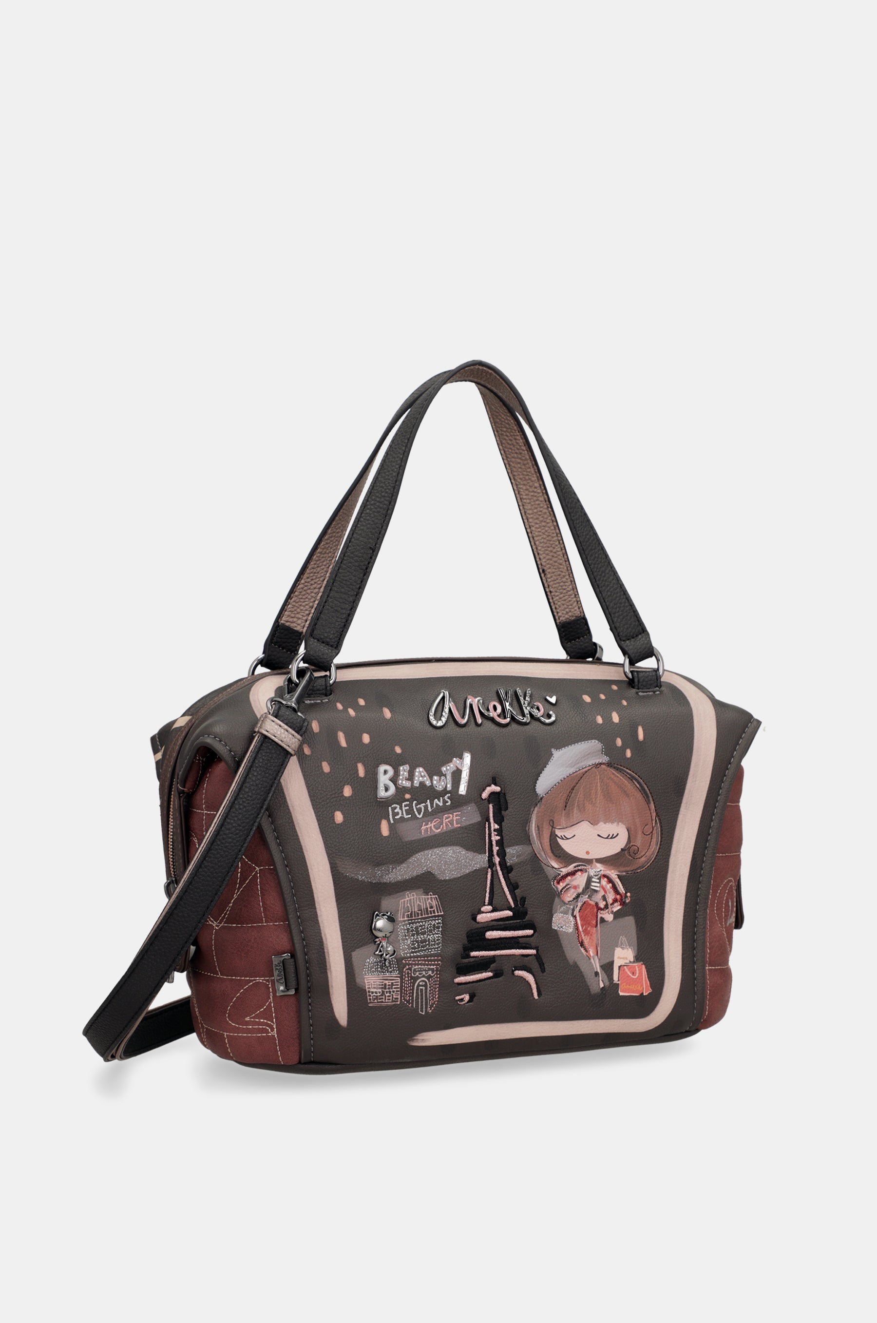 Mademoiselle handbag with shoulder strap