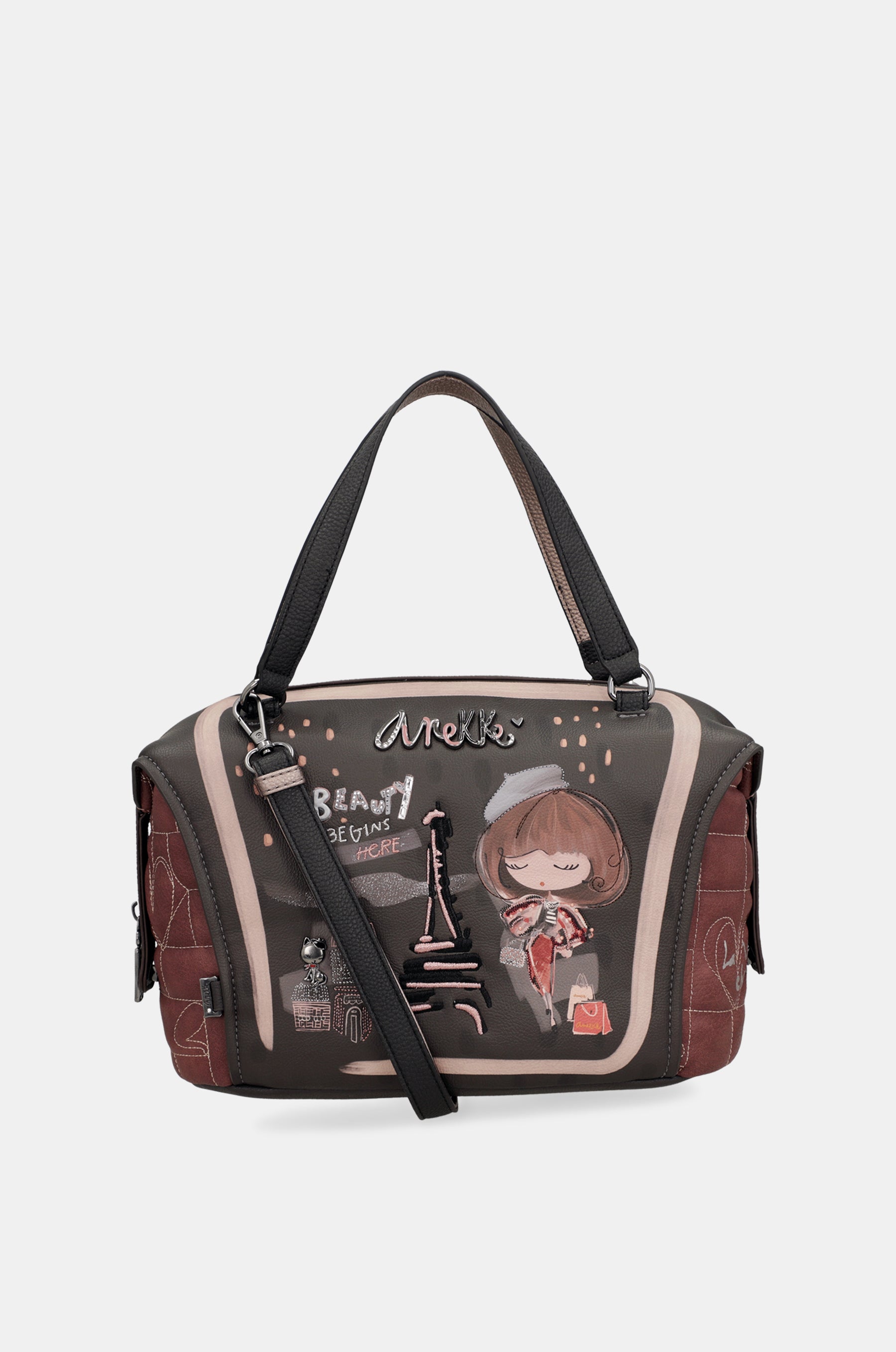 Mademoiselle handbag with shoulder strap
